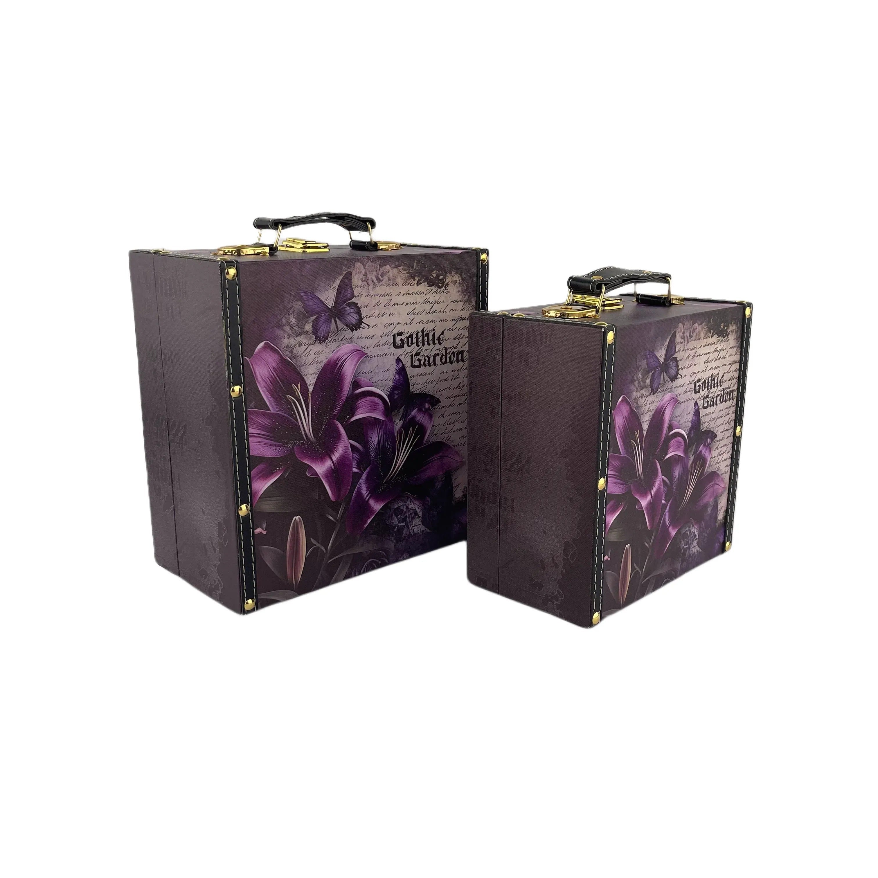 G218- Gothic Garden Suitcase