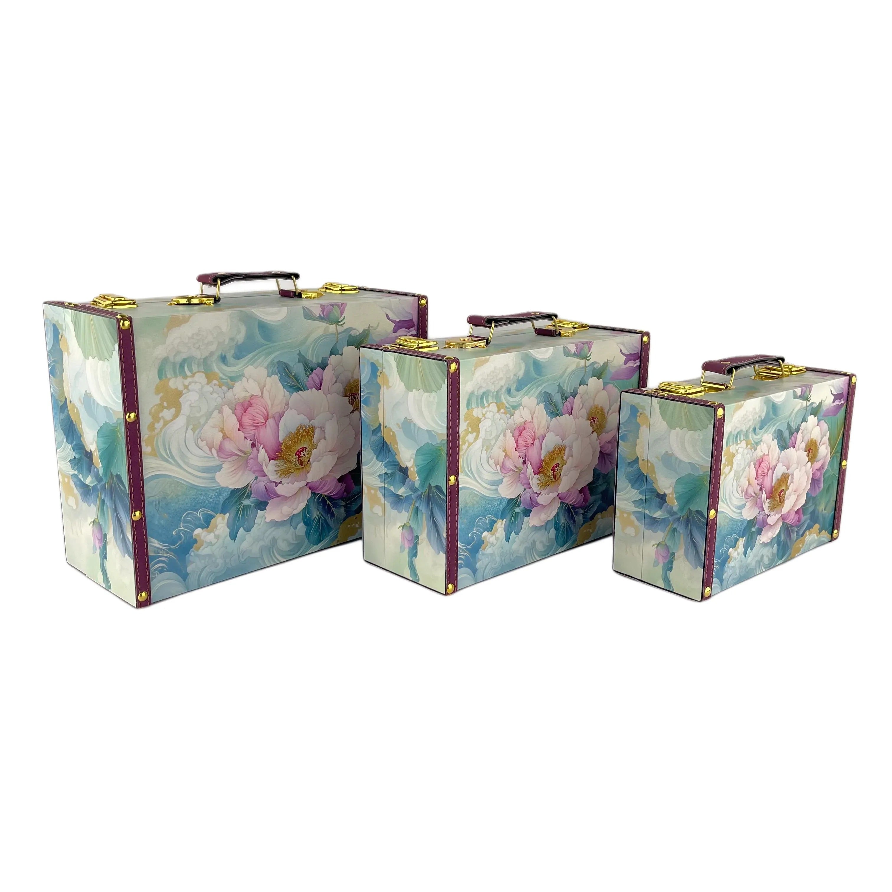 G231- Peony Suitcase
