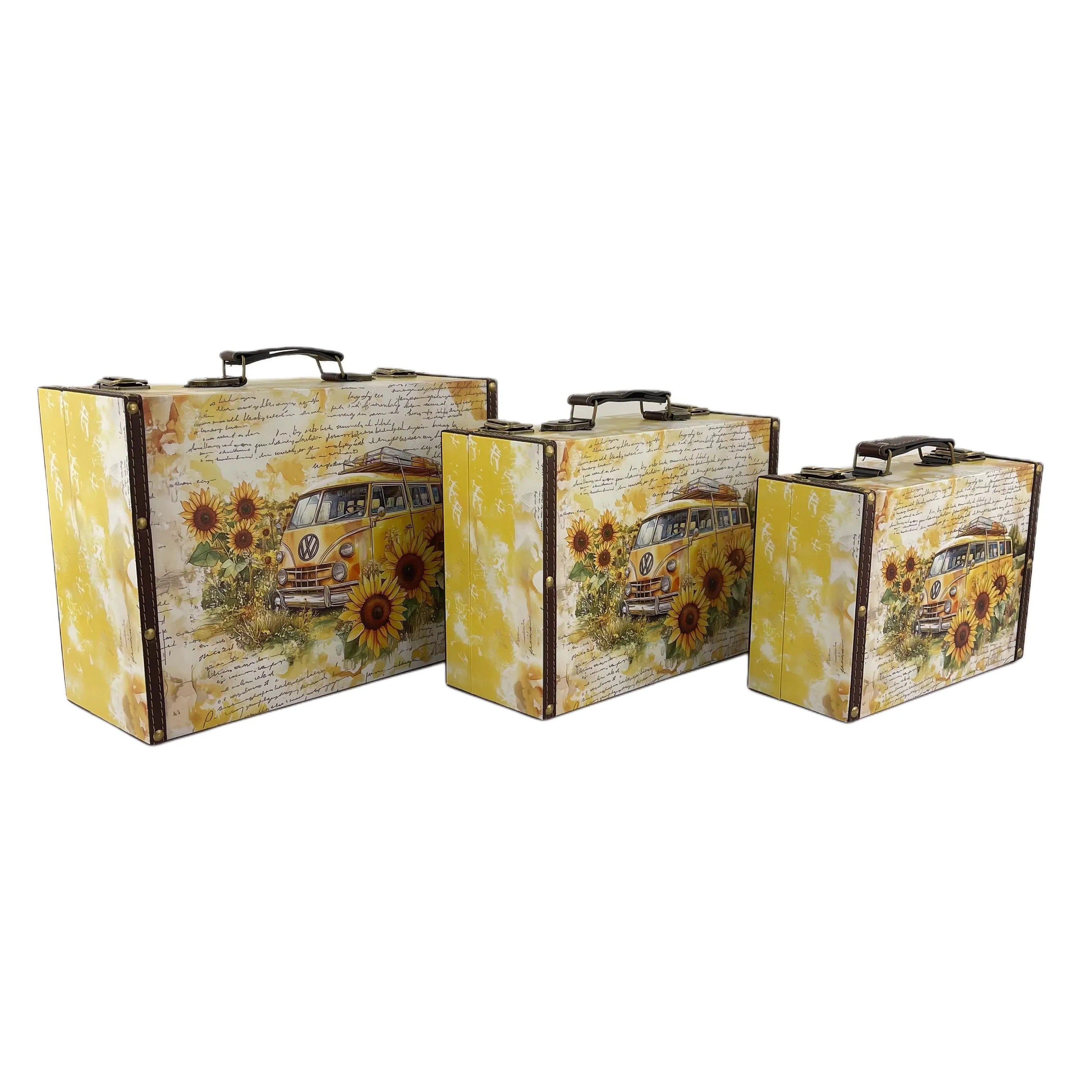 G239- Sunflower and Van Suitcase