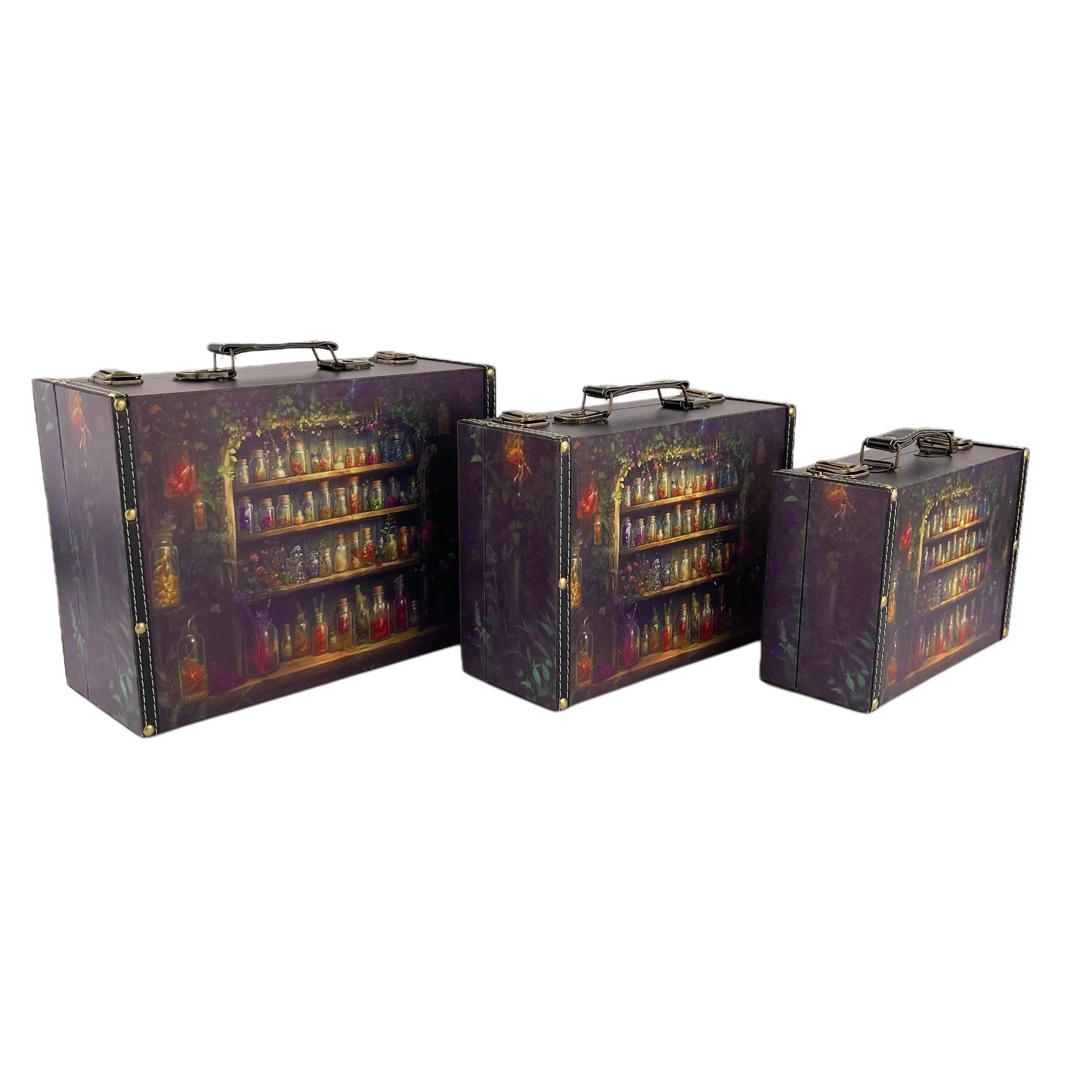 G249- Herbal Bottle Suitcase