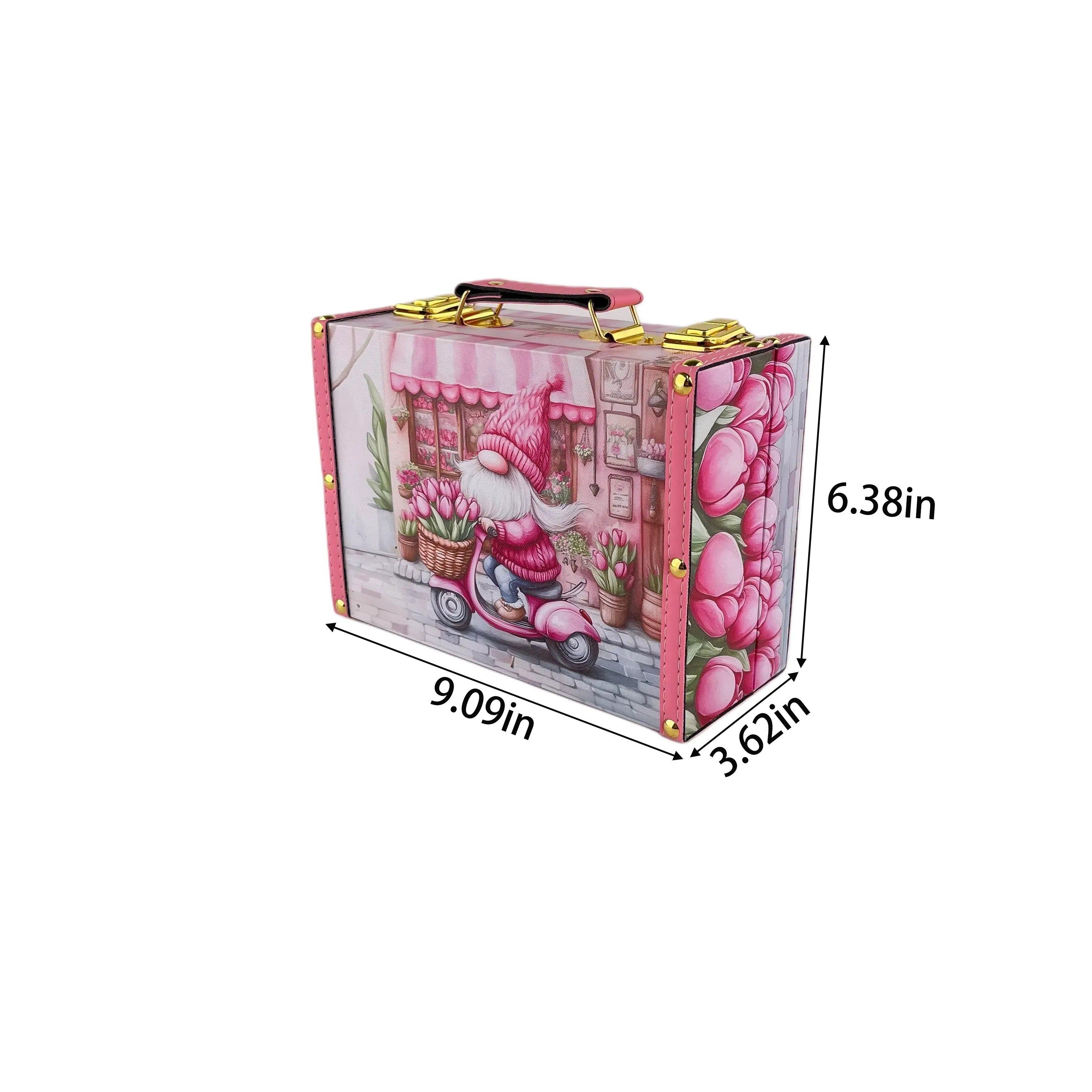 G252- Tulip Gnome Suitcase