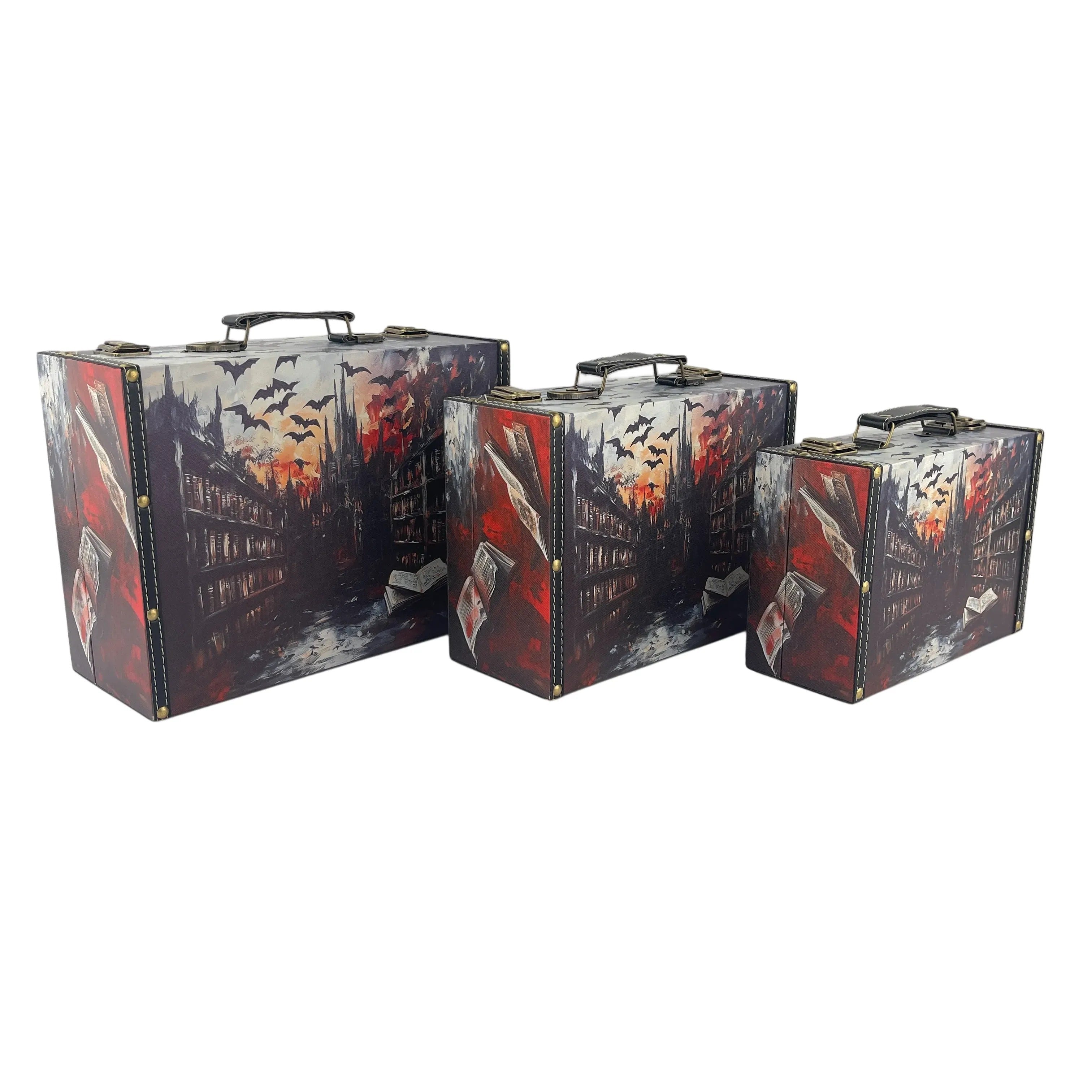 G263- Gothic Library Suitcase