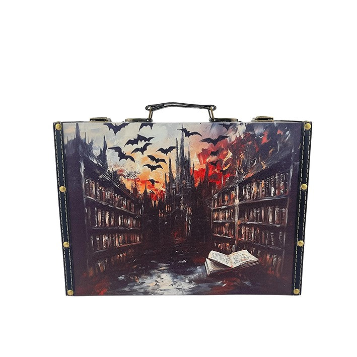 G263- Gothic Library Suitcase