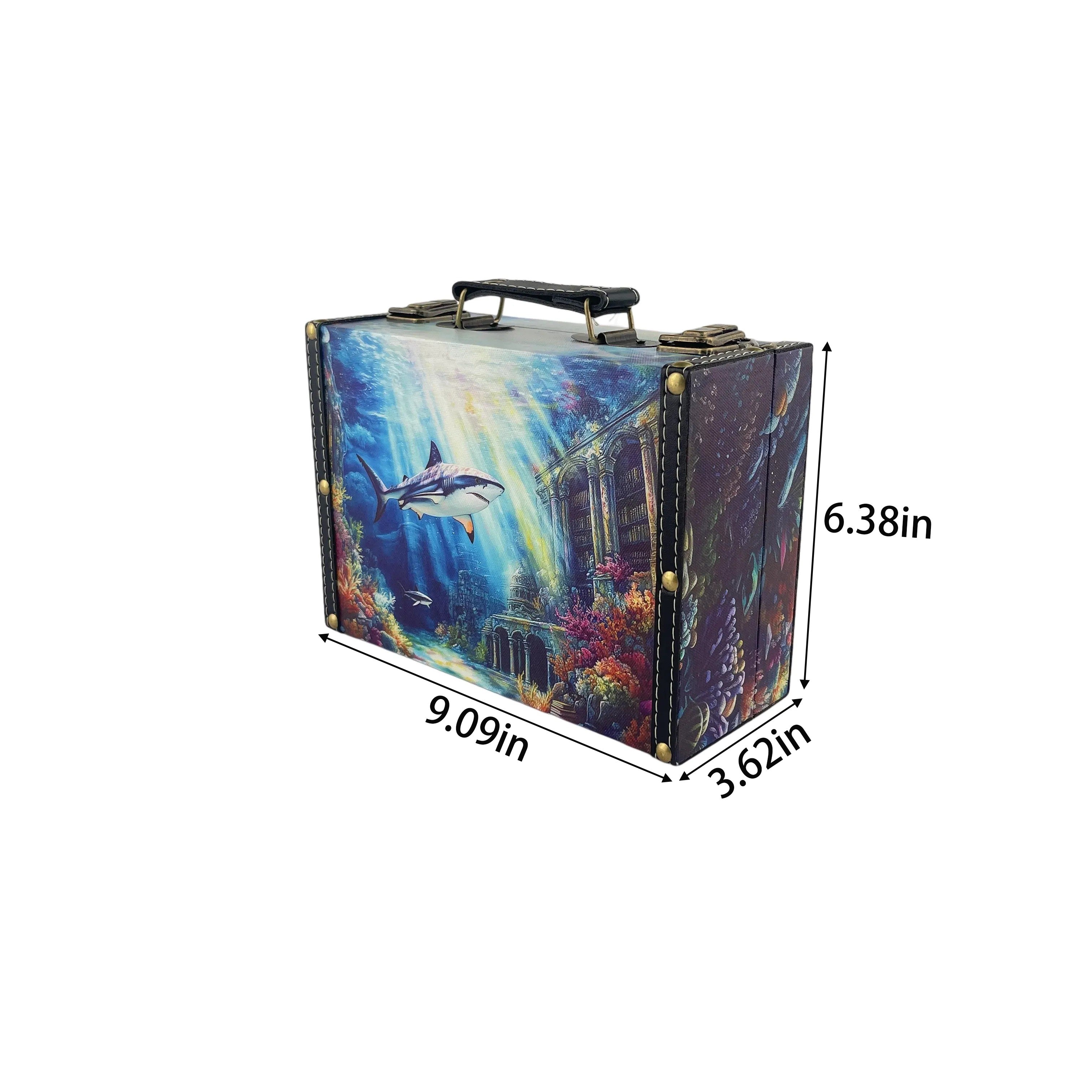 G264- Shark Suitcase