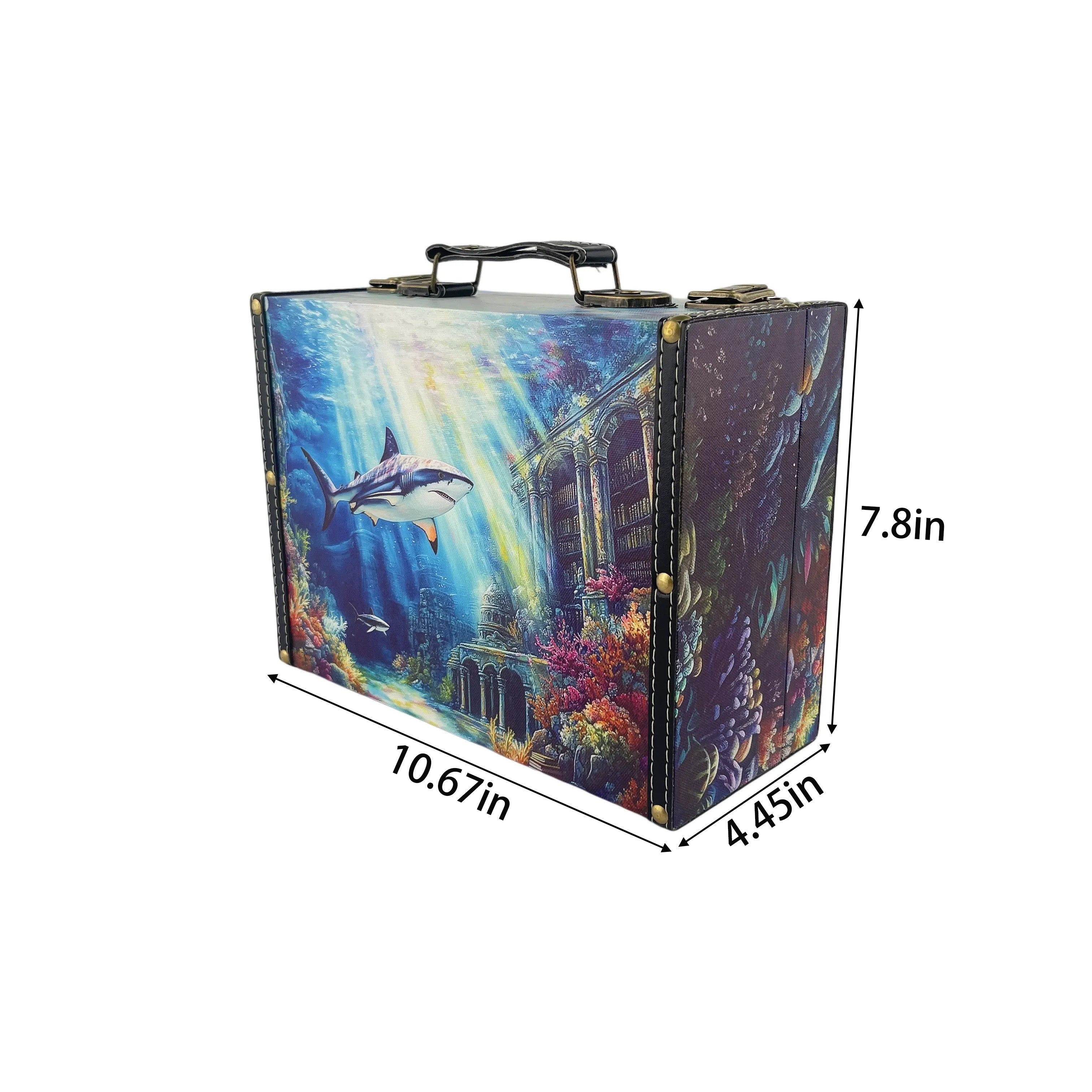 G264- Shark Suitcase