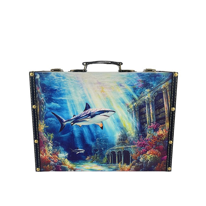 G264- Shark Suitcase