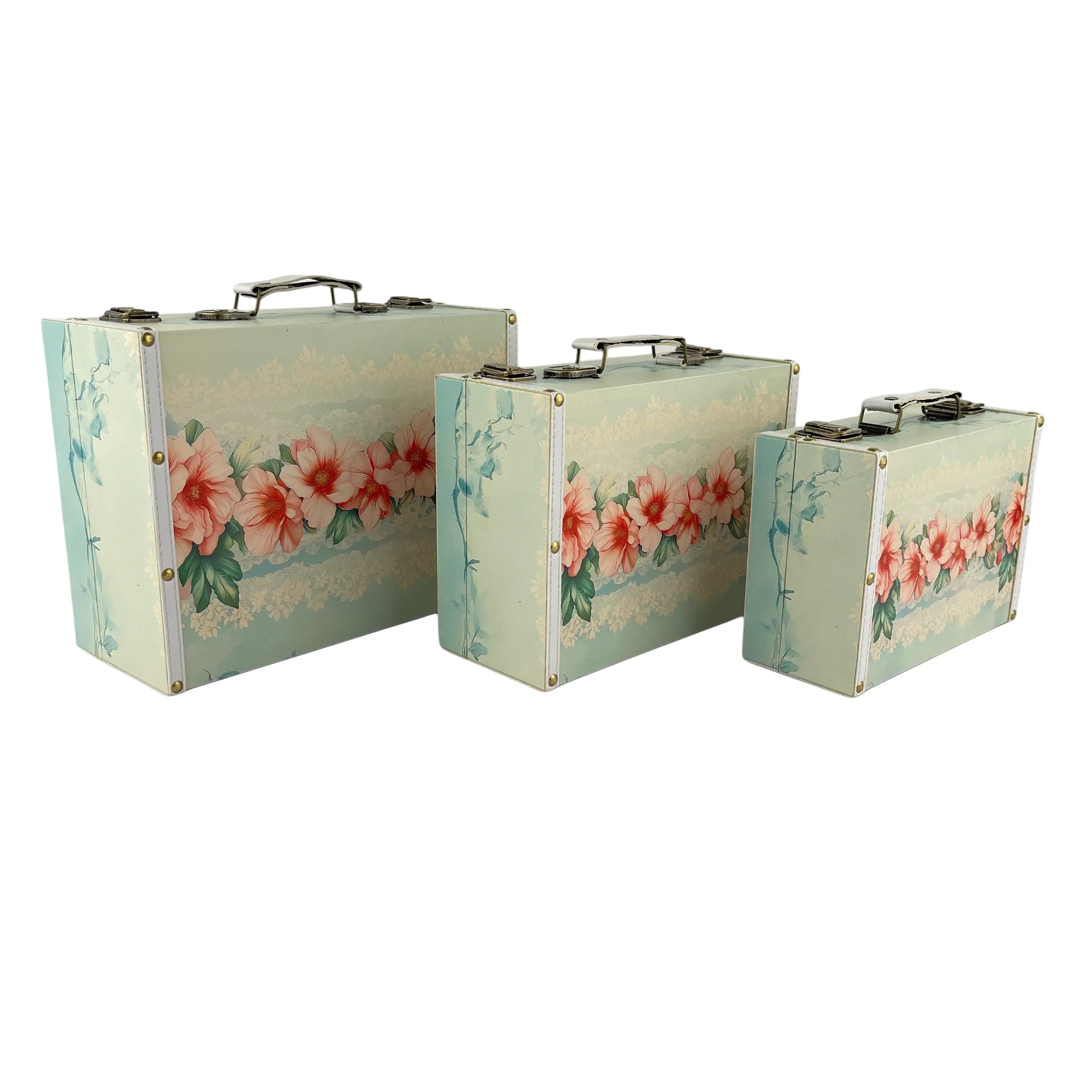 G278- Peach Blossom Suitcase