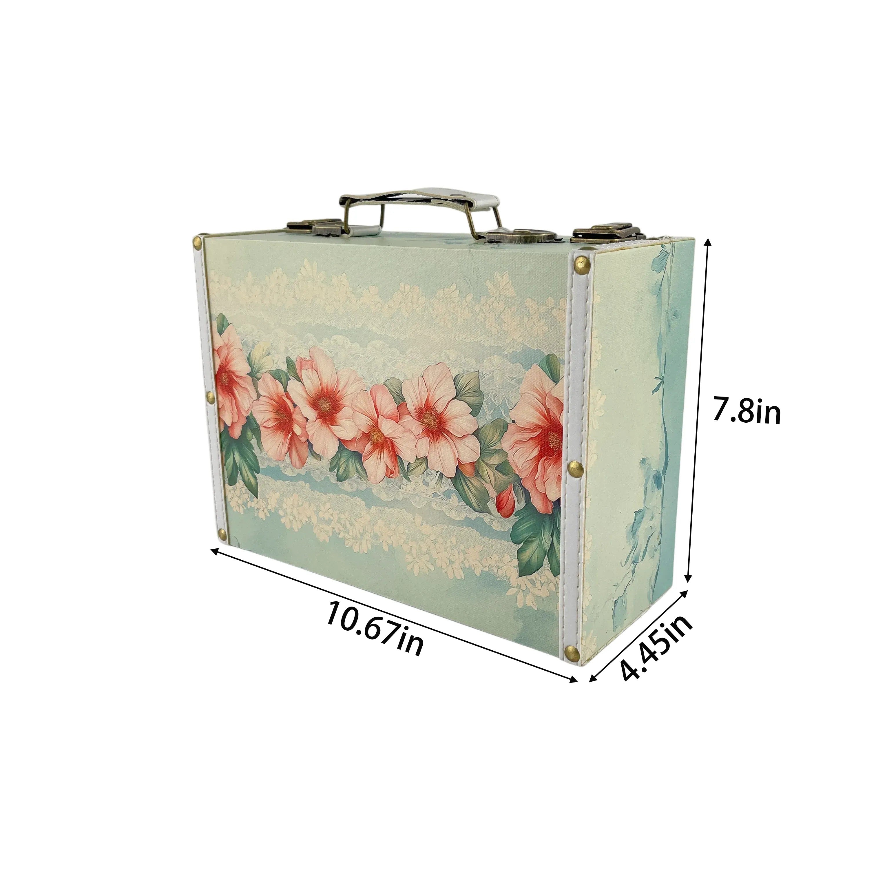 G278- Peach Blossom Suitcase