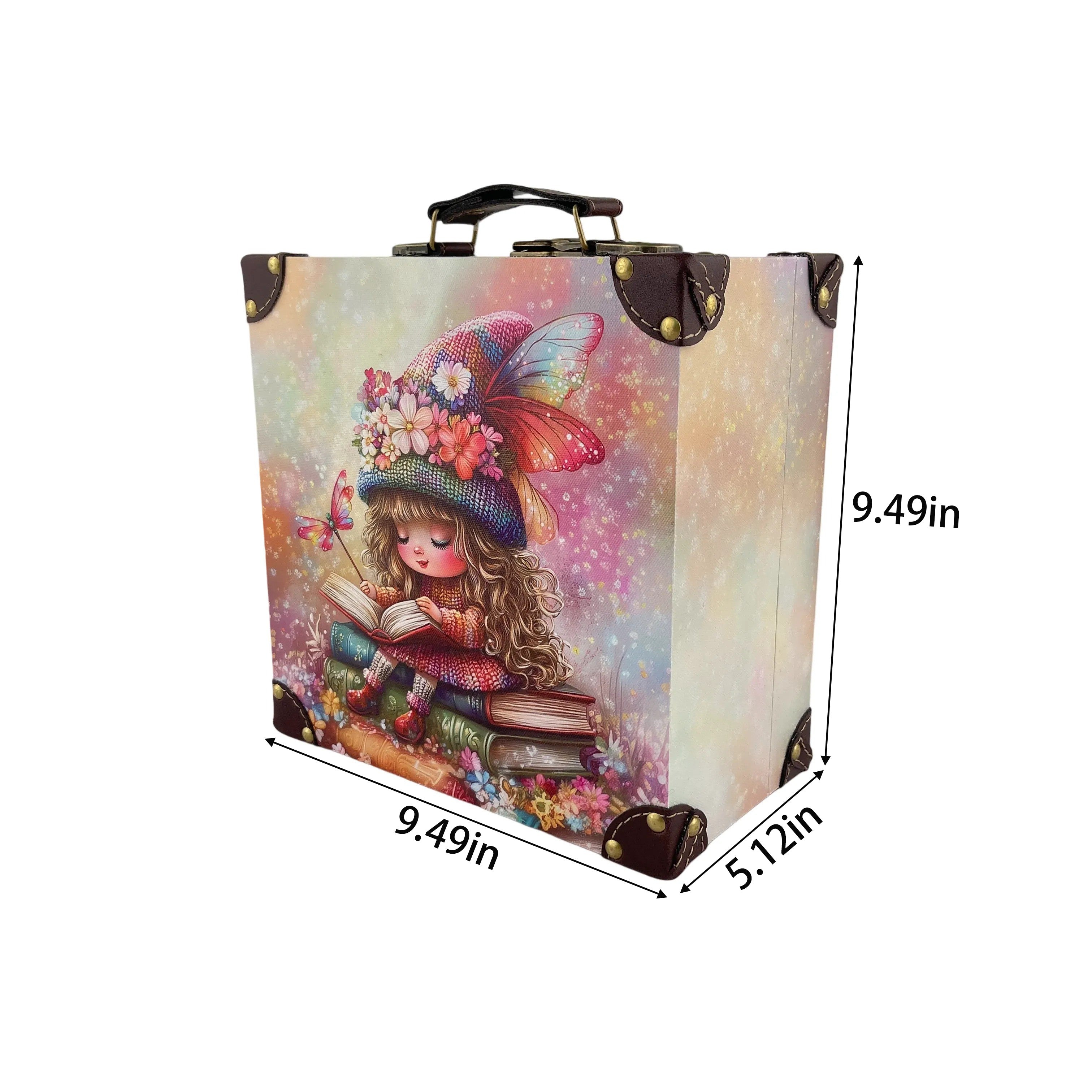 G283- Magic Girl Gnome Suitcase