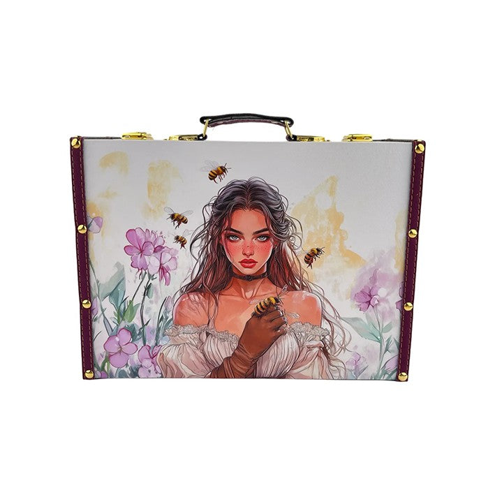 G290- Bee Girl Suitcase