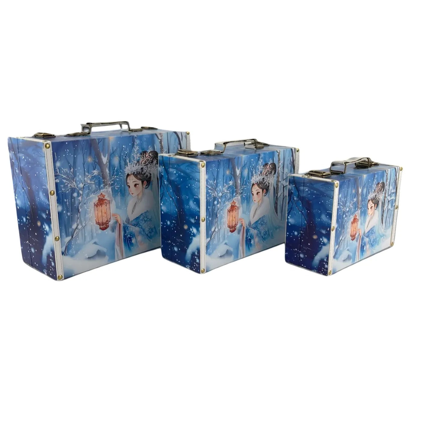 G292- Ice traditional girl suitcase