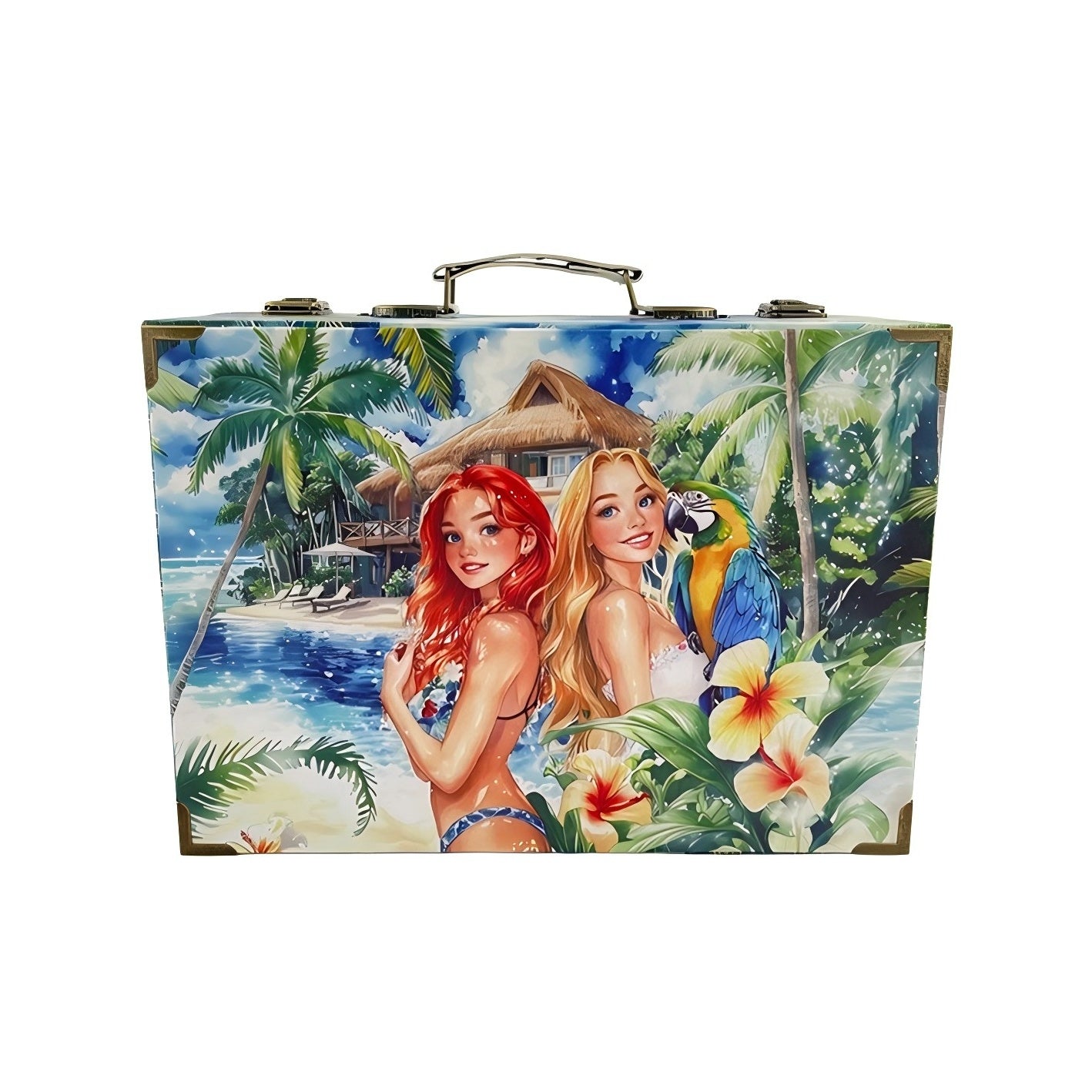 G293- Hawaiian Girl Suitcase