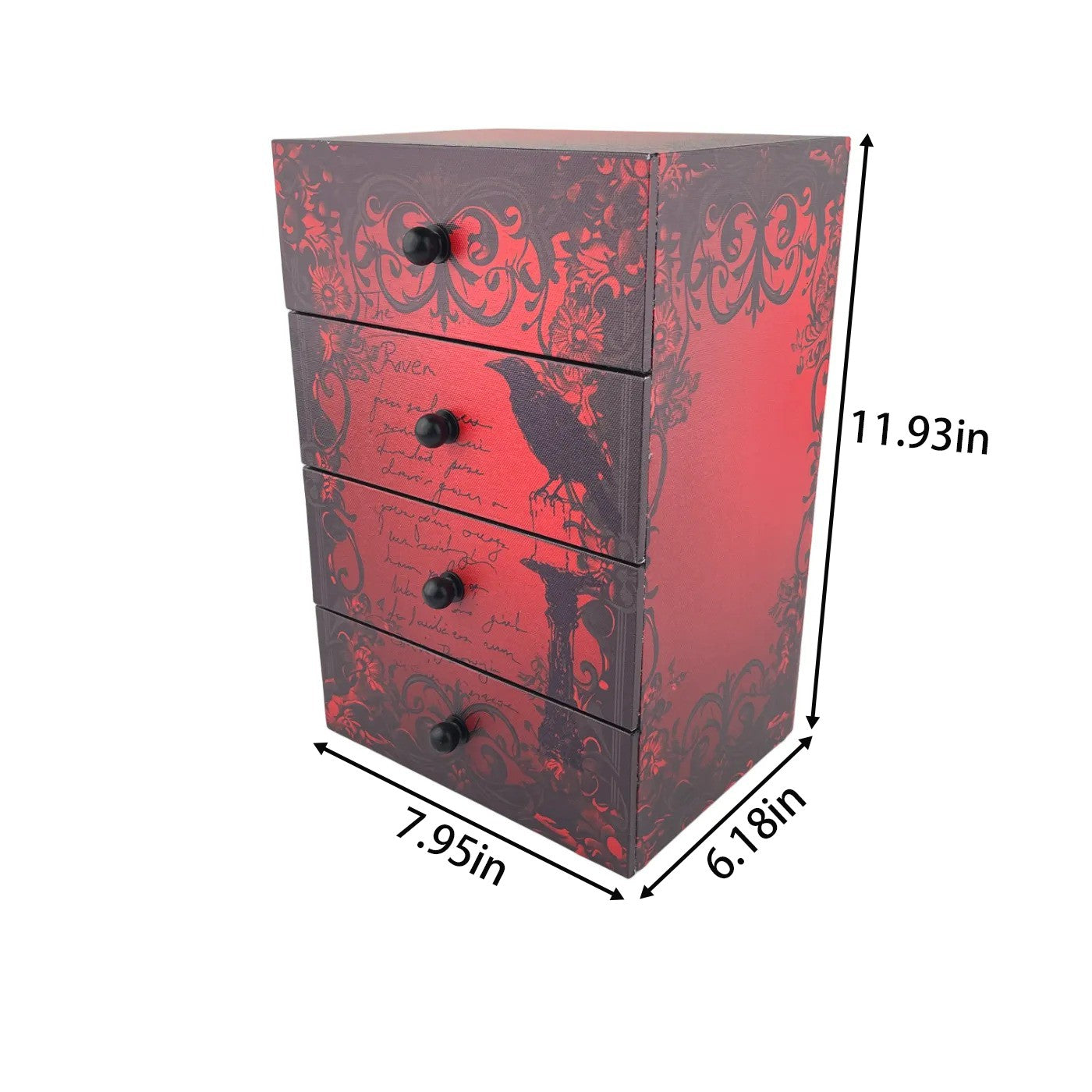 G301- Red and black Drawer