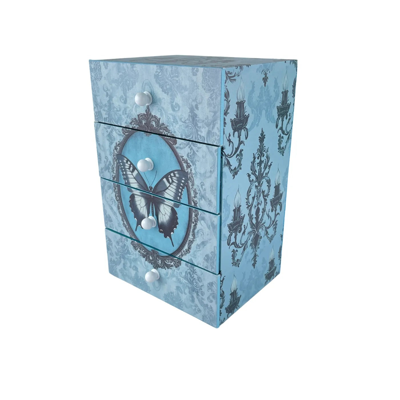 G314- Vintage Butterfly Drawer