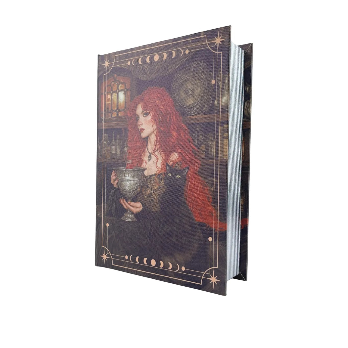 G318- Redheaded Witch Book Box