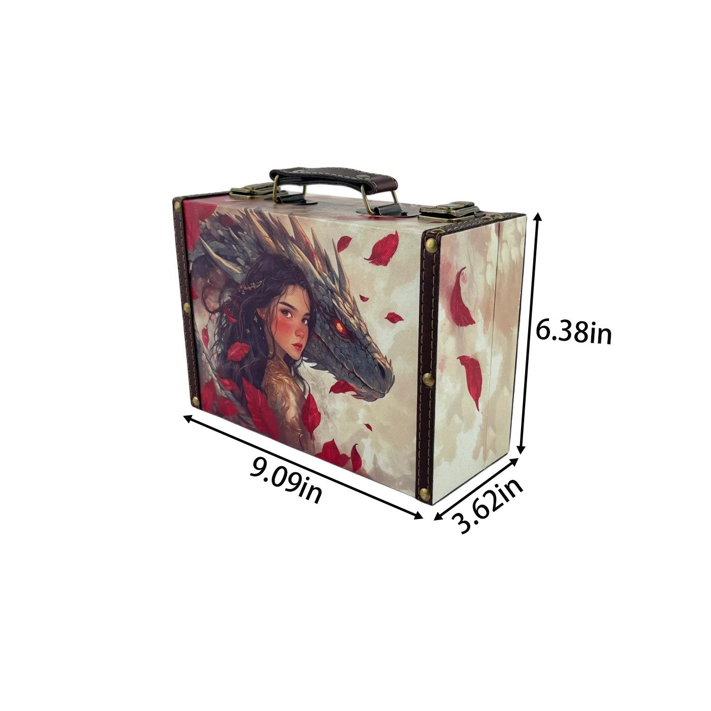G324- Dragon and Girl Suitcase