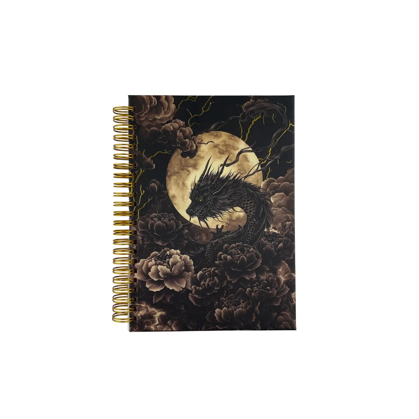 A5 Black and gold dragon released book