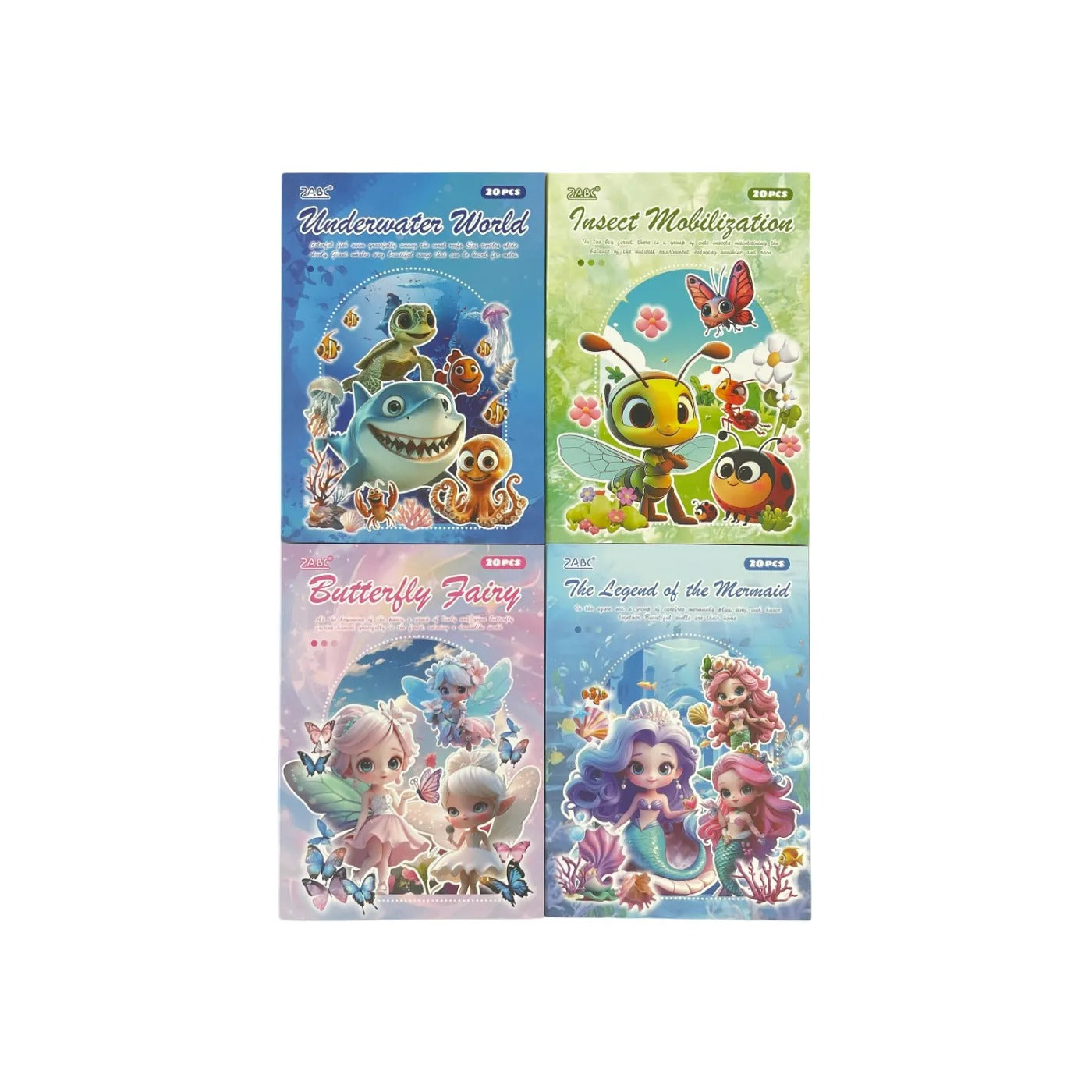 0530 Fantasy World precut PET sticker book -20Pcs each pack