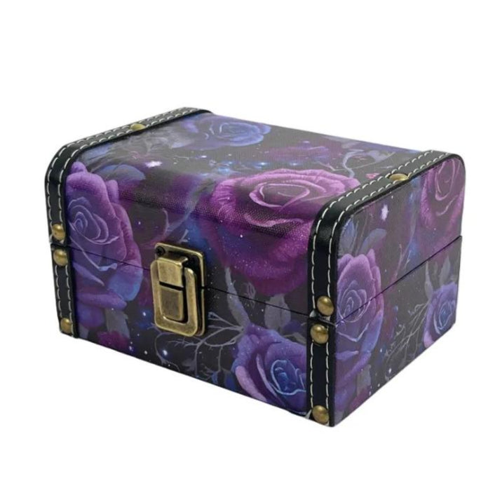 Purple roses ATC storage box