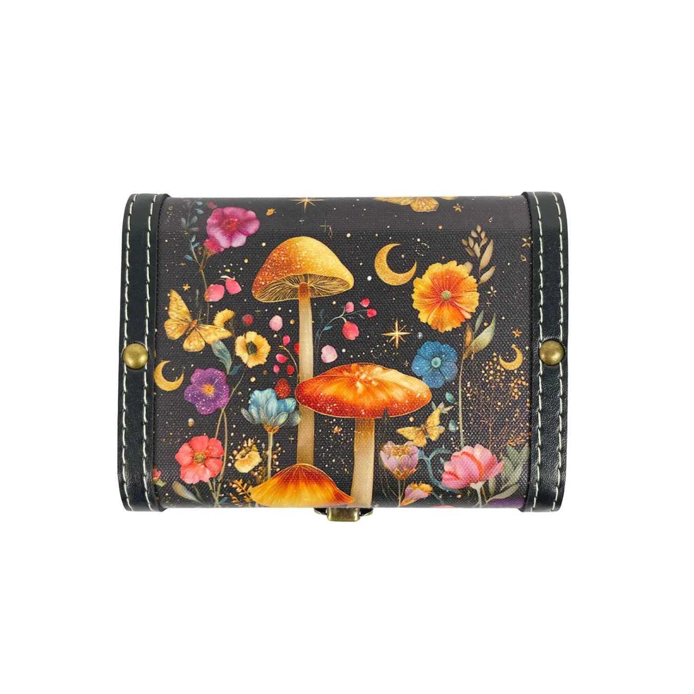 Mushrooms and flowers ATC storage box