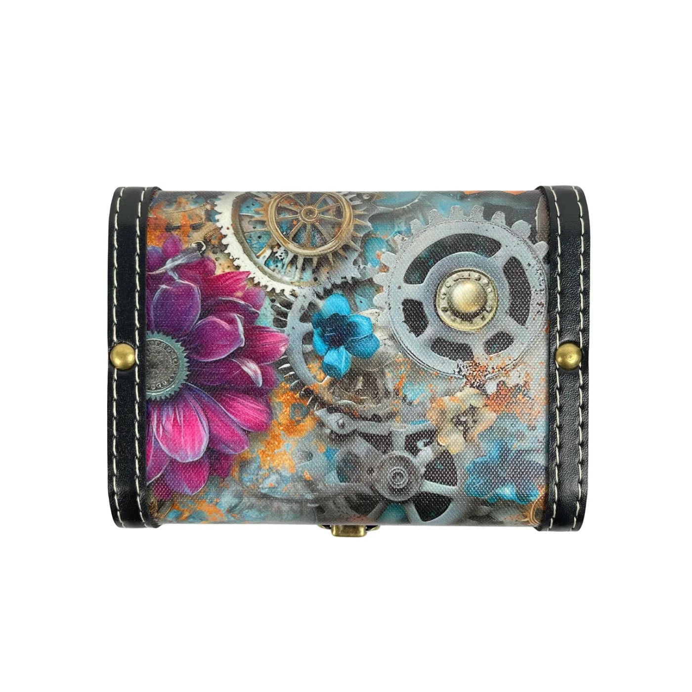 Flowers and gears ATC storage box – Goodiesforsoul