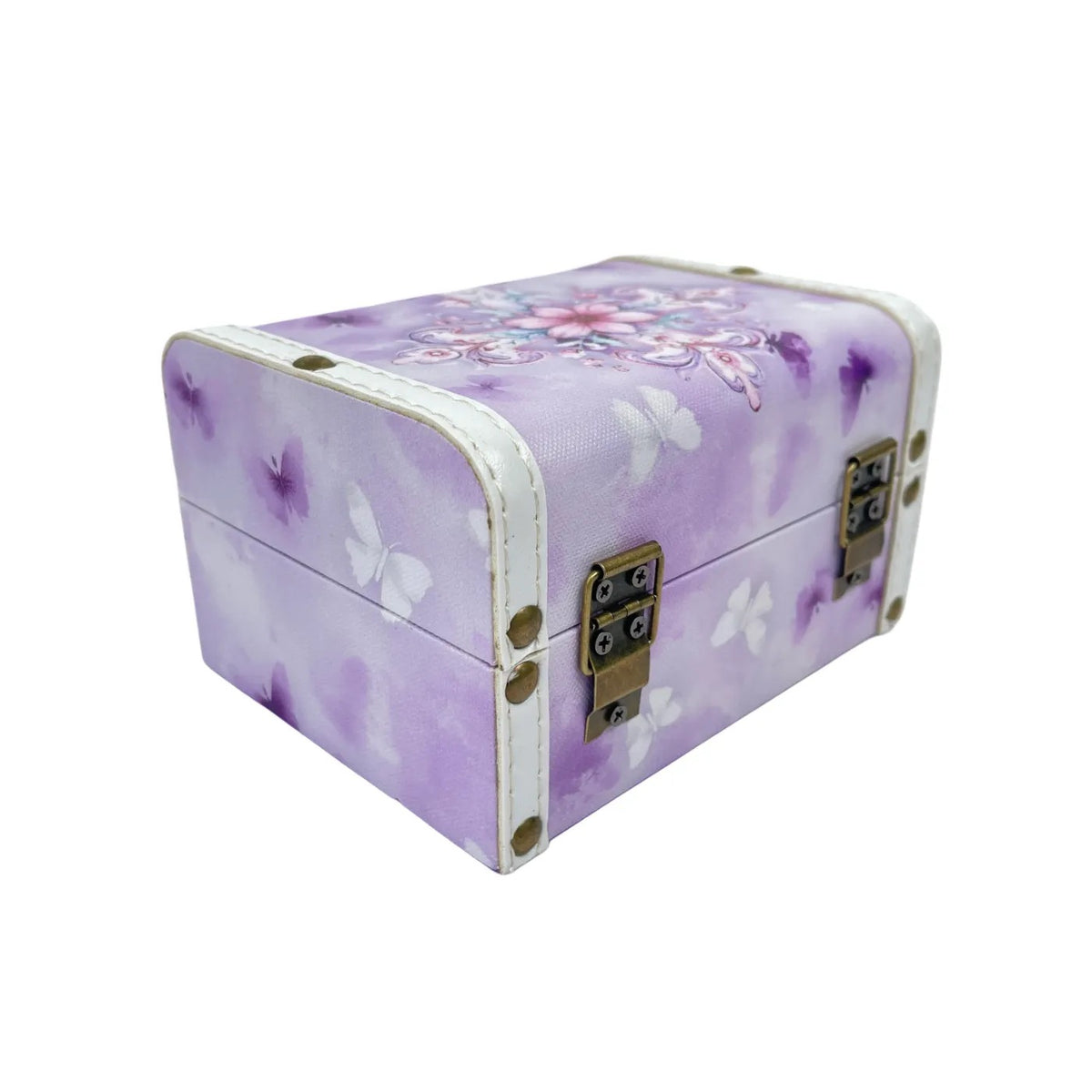 Purple Cross box angled view