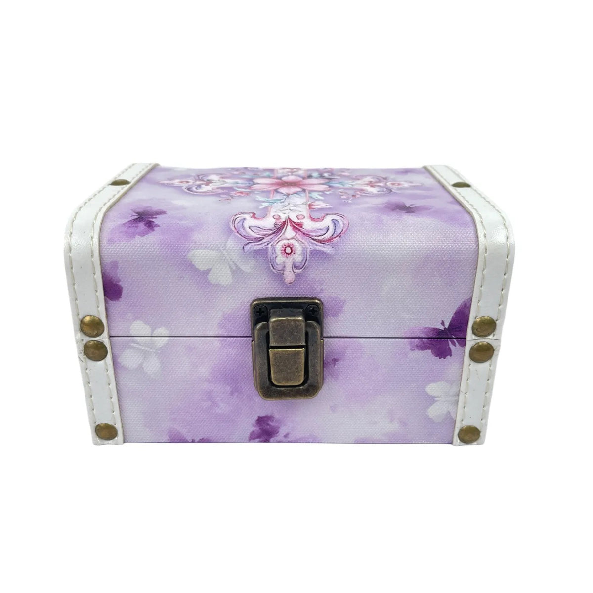 Purple Cross box back view