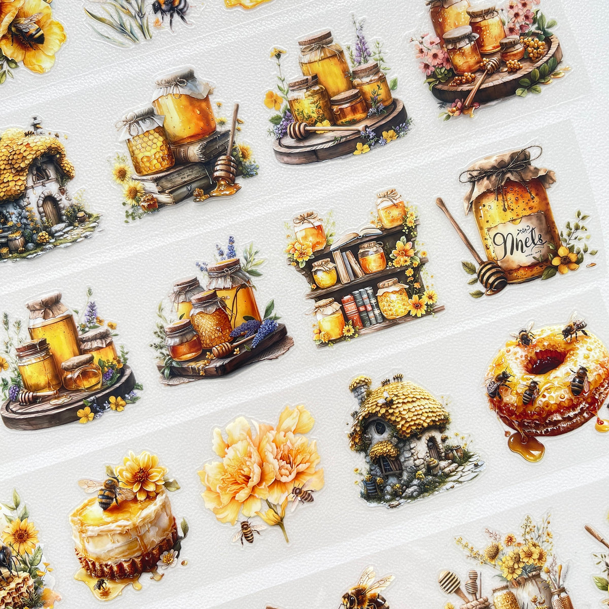 Bees and Honey tape pieces