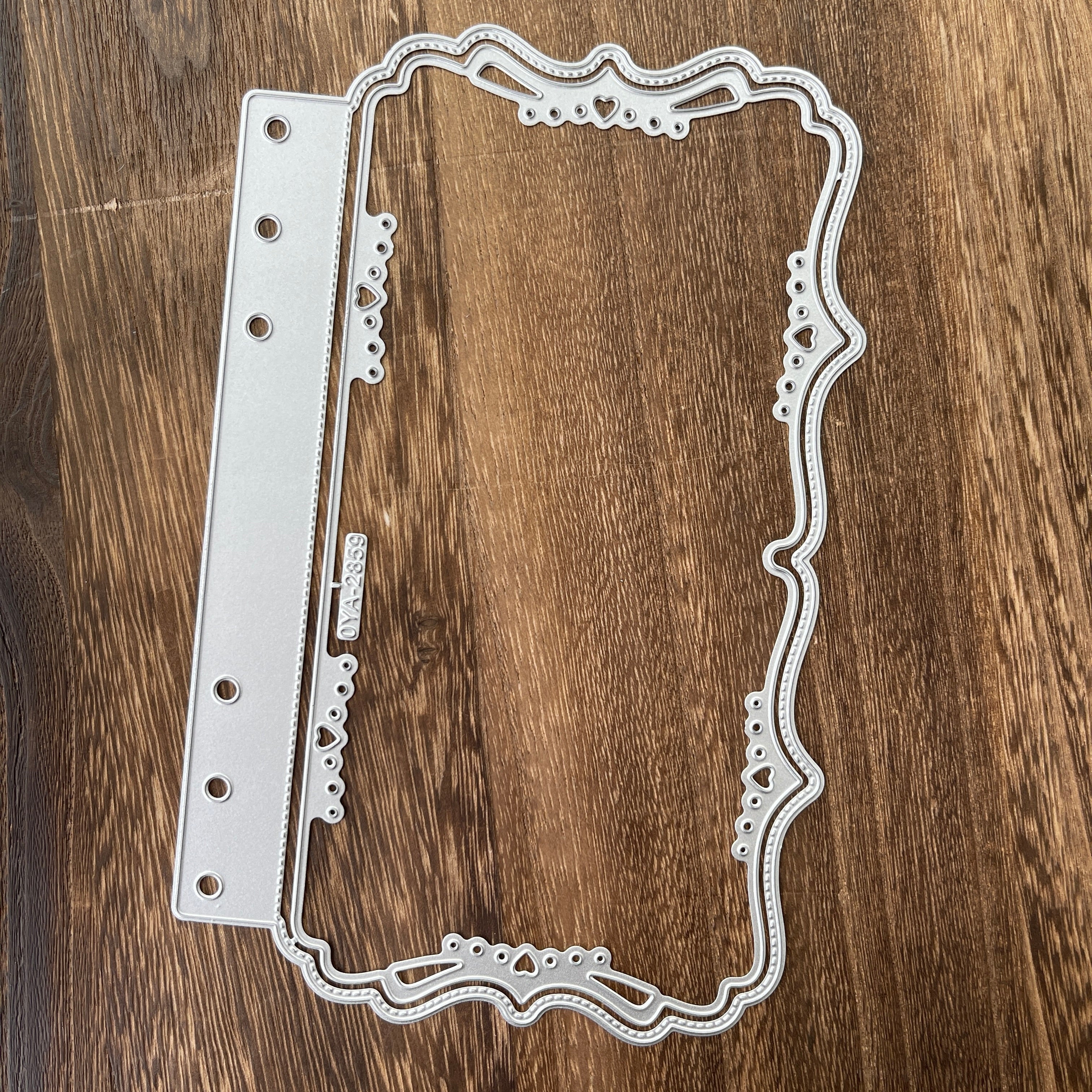 0911 Rectangular Vintage Border Loose-leaf metal cutting dies cut OYA2859