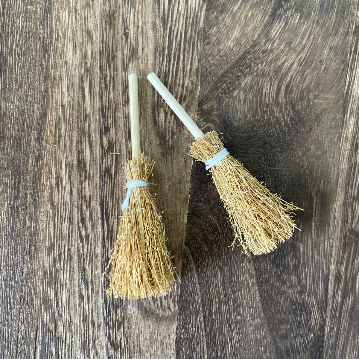 Two brooms