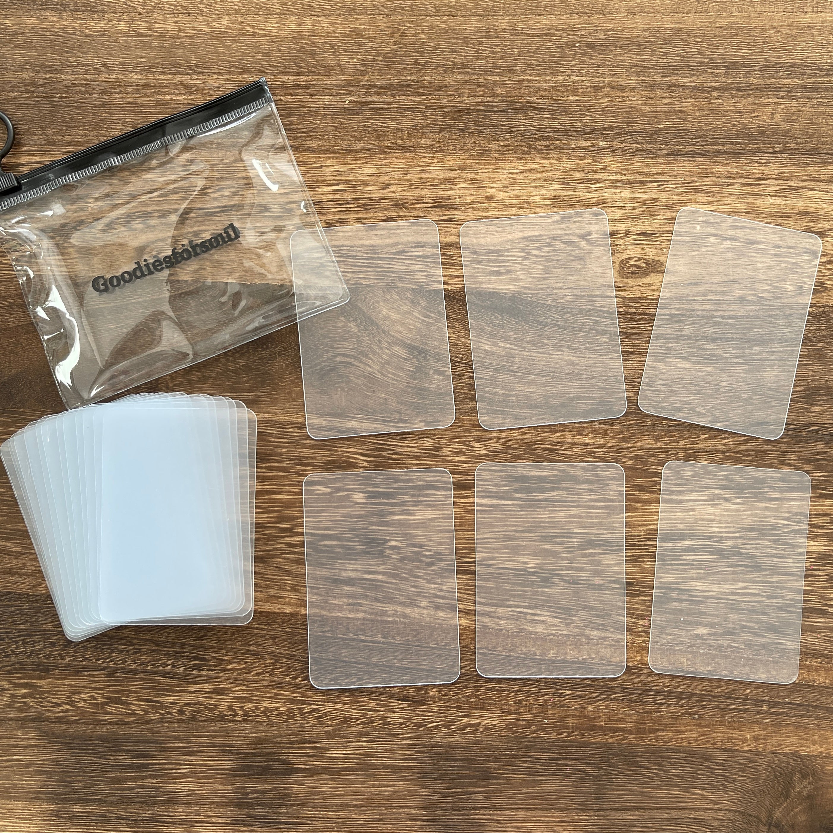 Clear ATC card 20 pcs 1 pack *Both sides have protective film