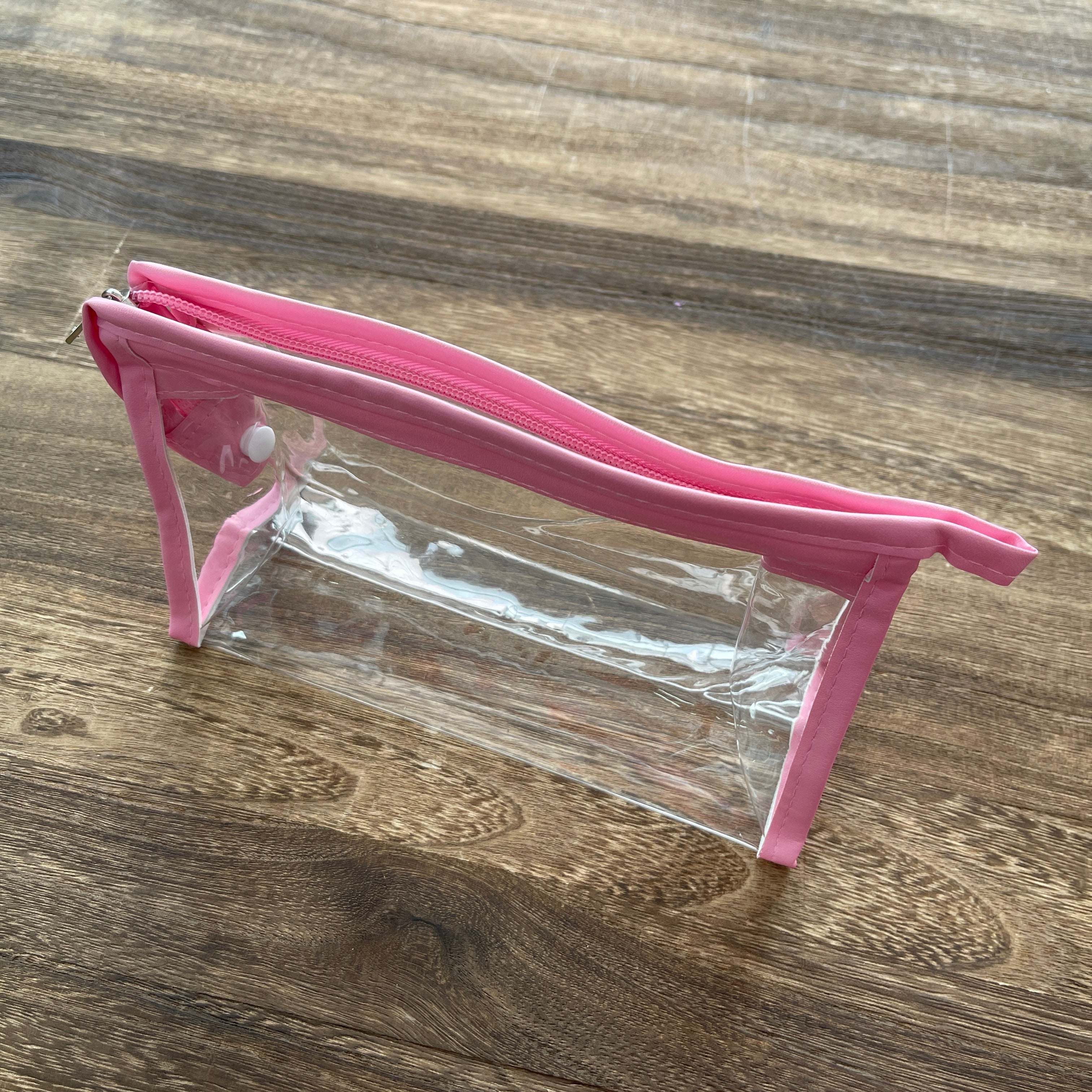Clear Transparent Marker Pouch with Zipper