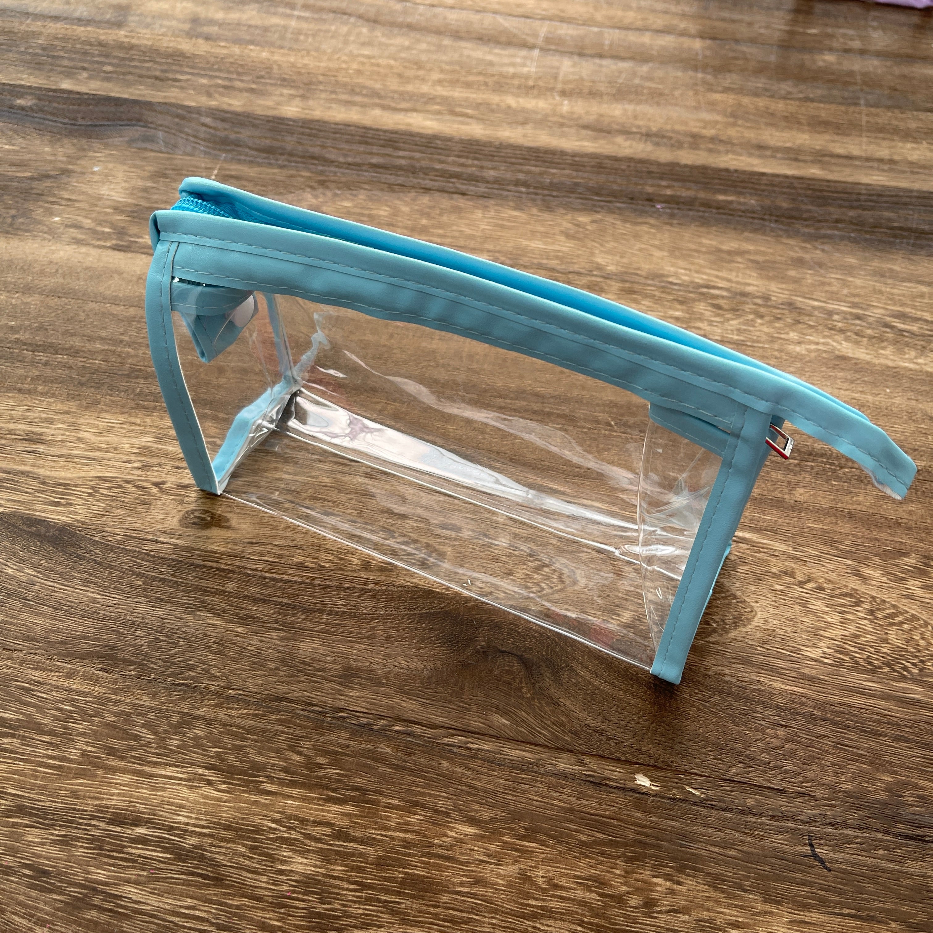 Clear Transparent Marker Pouch with Zipper