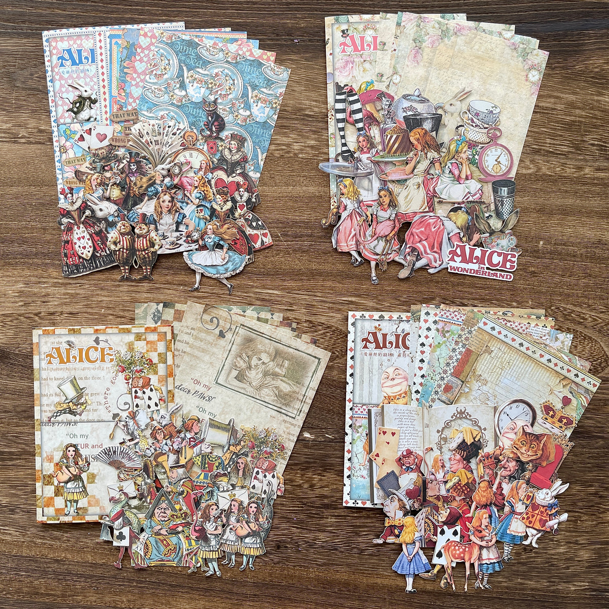 Wonderland ephemera packs