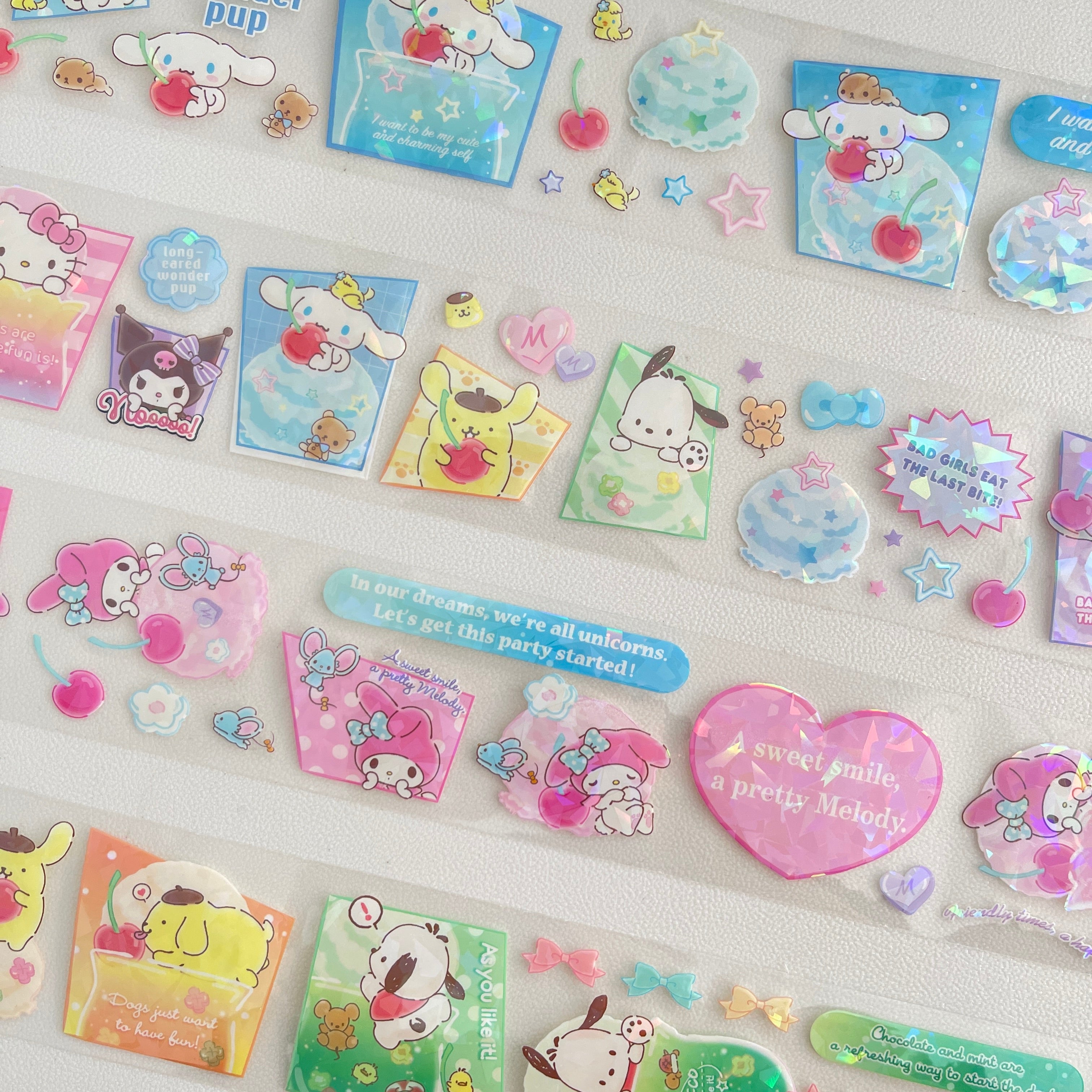 1021 Sanrio Tape Set 4 Rolls