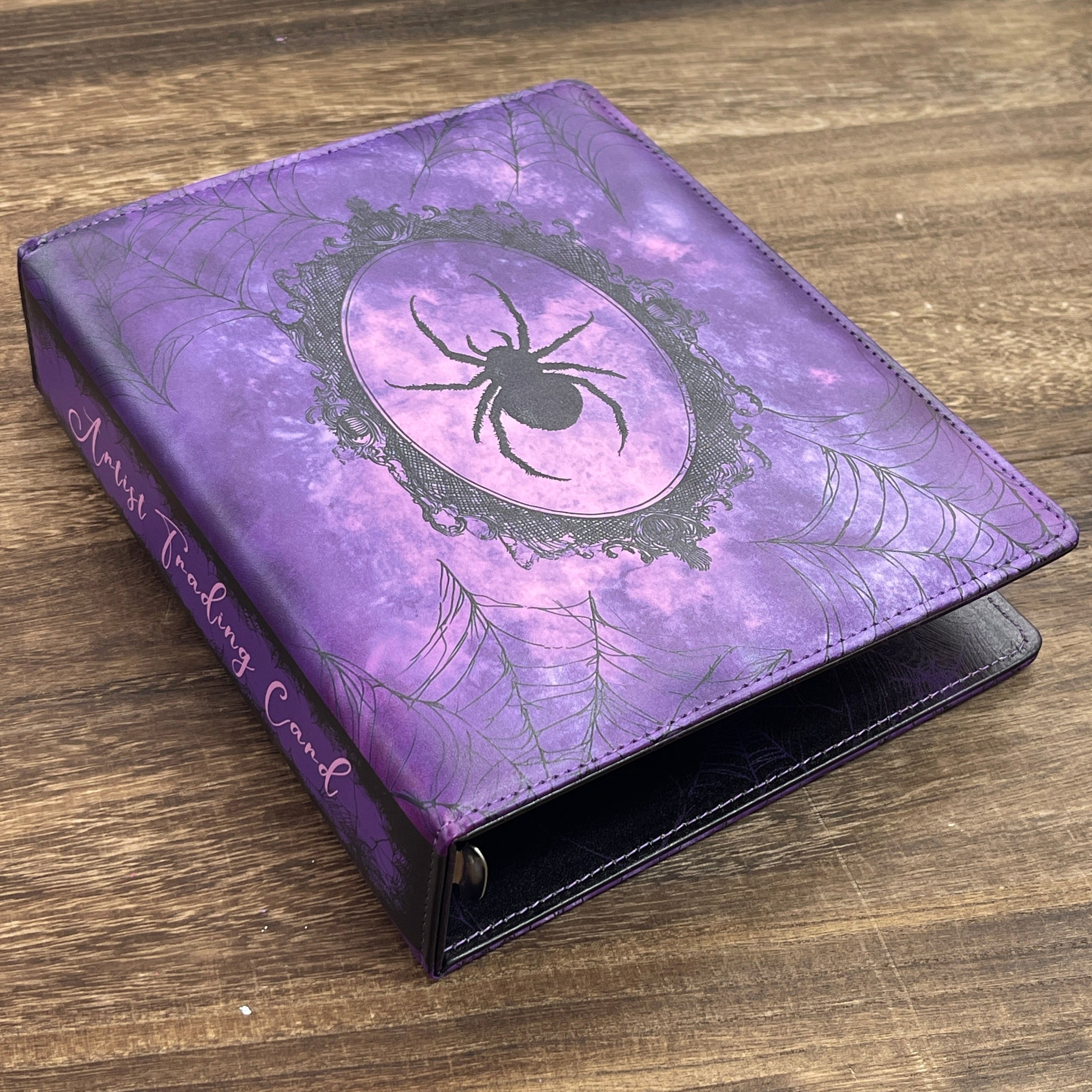 Spider ATC Card Storage Book + 50 Pcs pocket insert