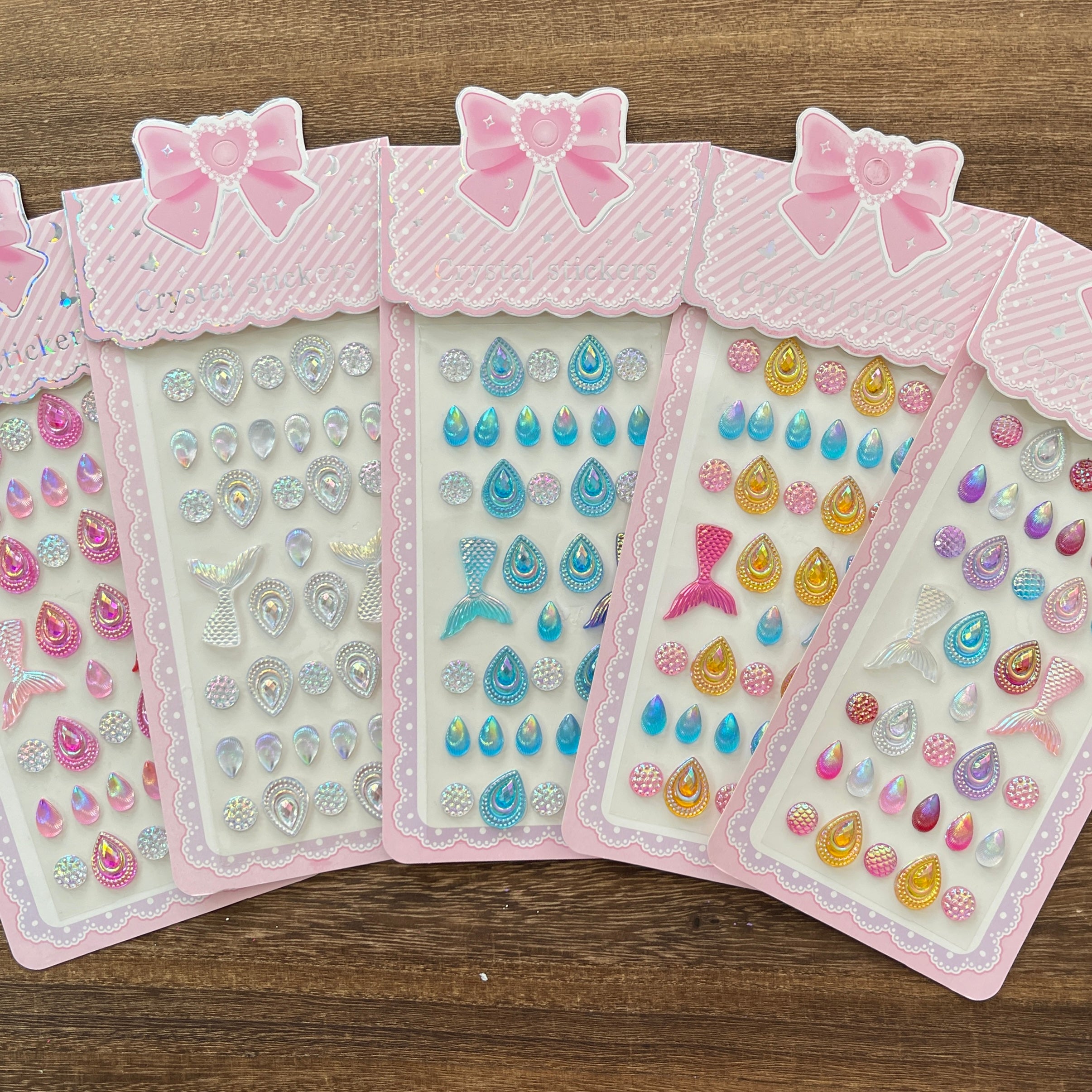 1030 Acrylic Mermaid Tail Diamond Sticker 1 pack 1 pcs