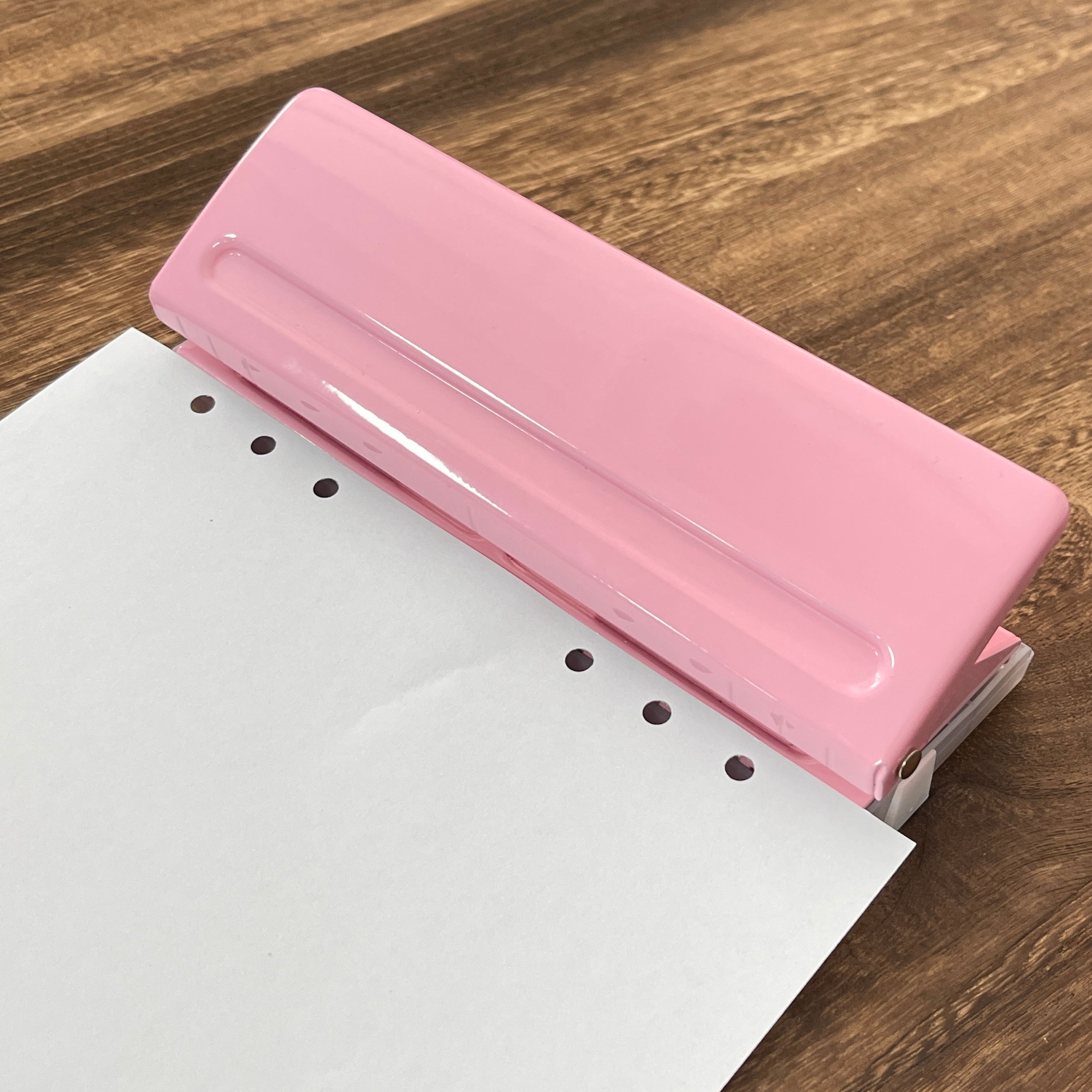 0628 Adjustable 6 Hole Punch: Capacity for A4 / A5 / A6 / Personal/Pocket Size