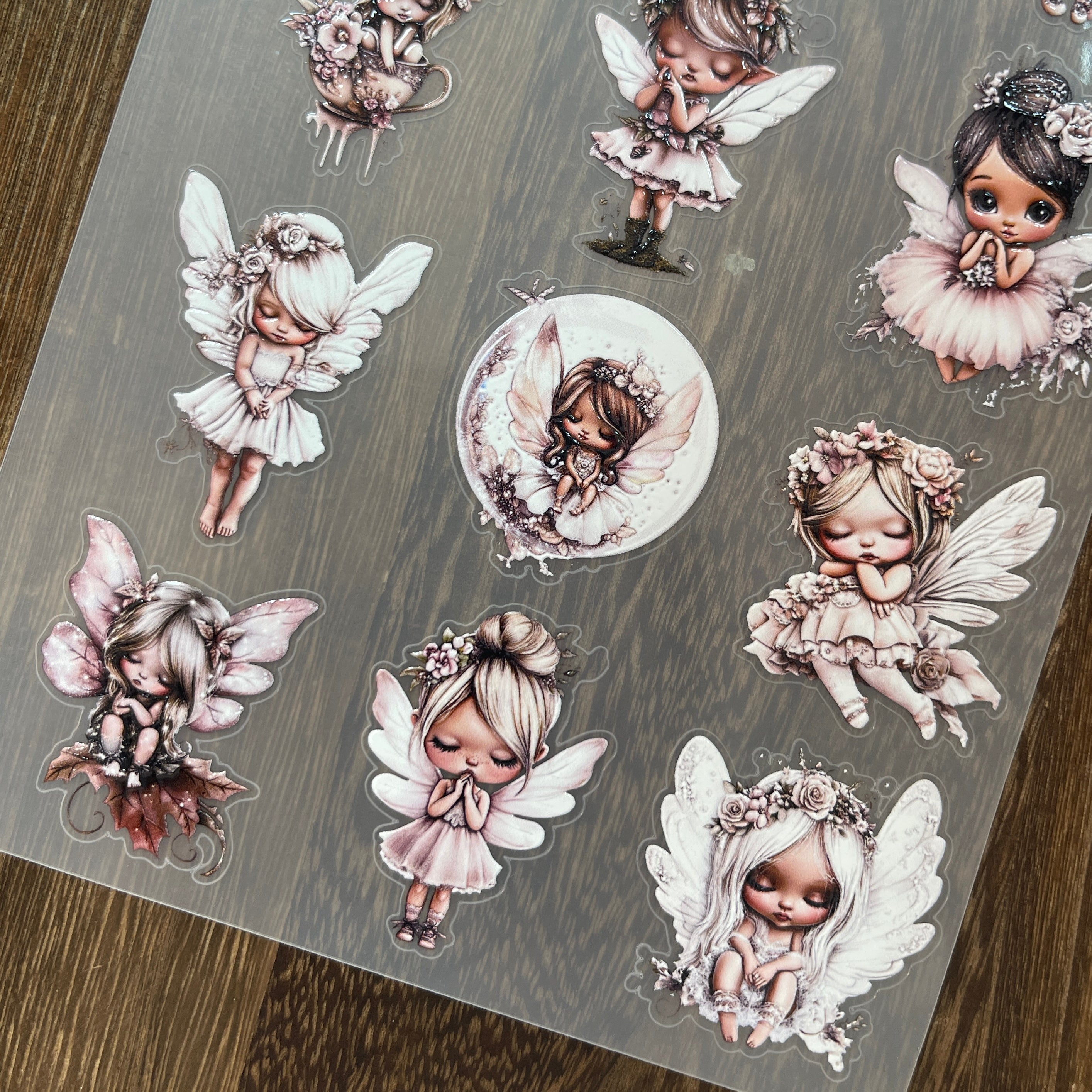 3D Moon Elf PET Stickers 1pcs