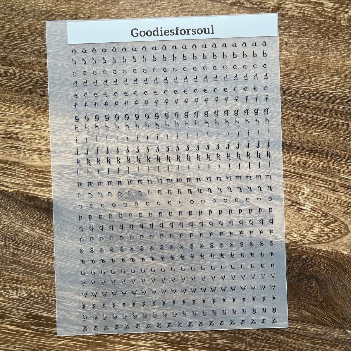 Lowercase spooky letter sheet
