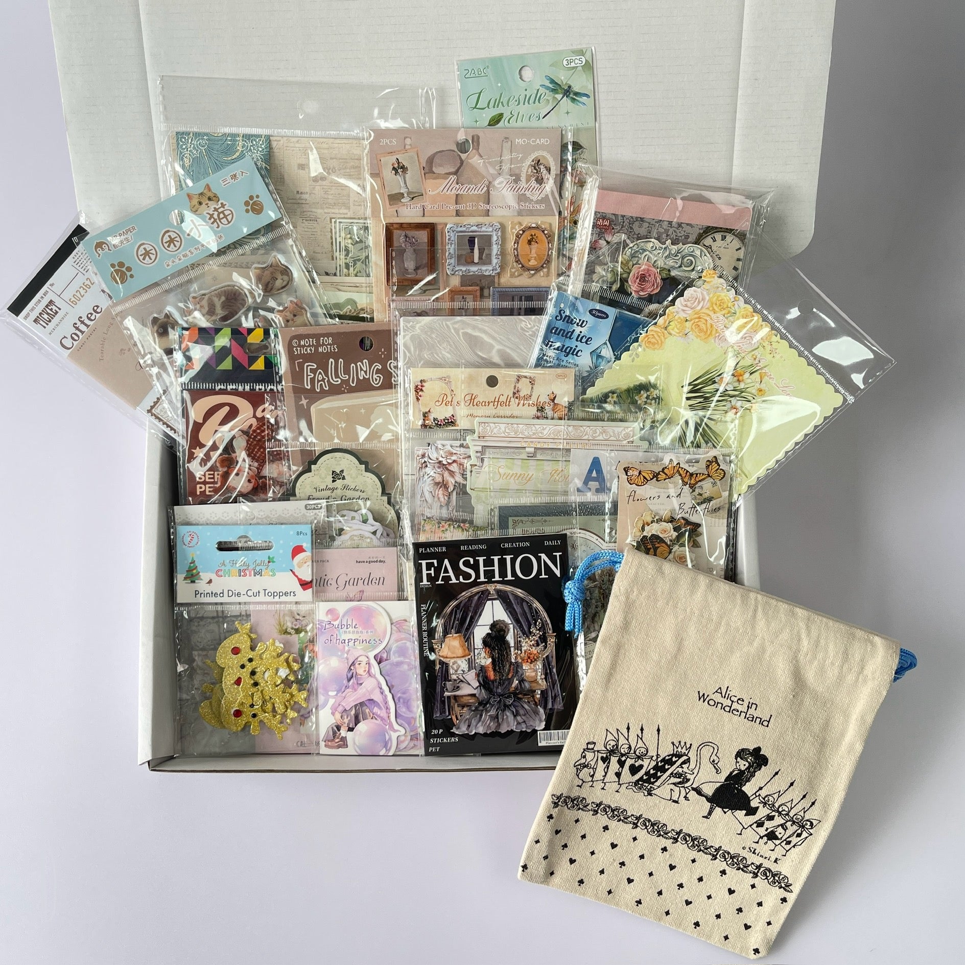 1108 B97 Colorful journaling supplies mixed bundle