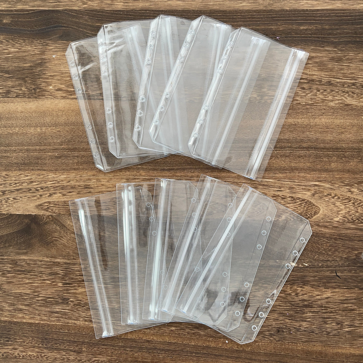 Clear zipper binder pouch – view 7