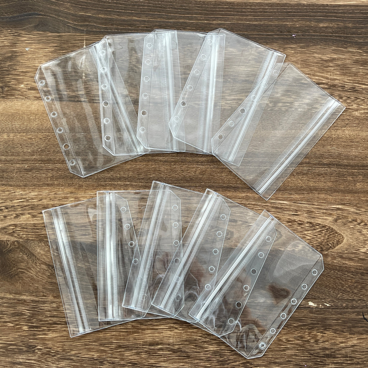 Clear zipper binder pouch – view 8