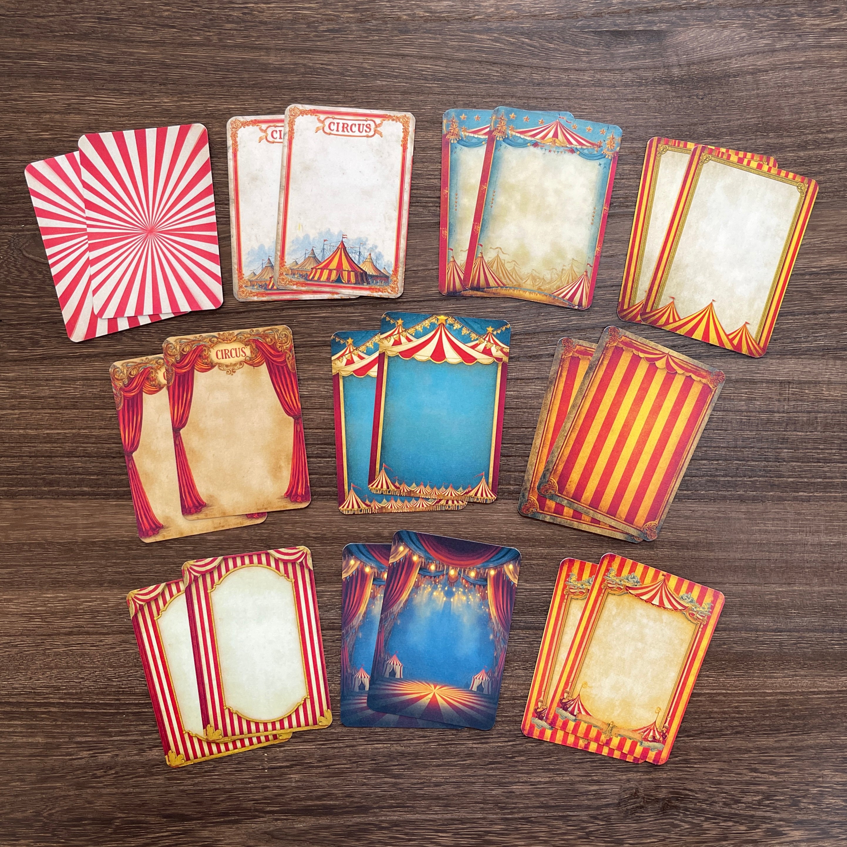 Circus ATC card 1 pack 20pcs 2.5*3.5 inch