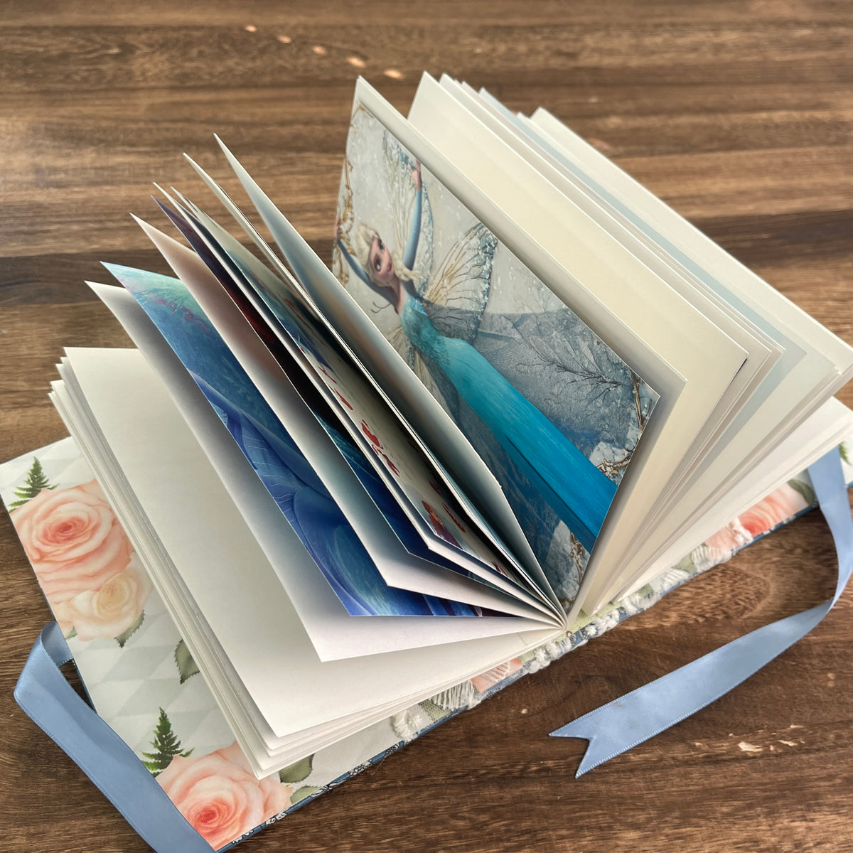 Pages fanned