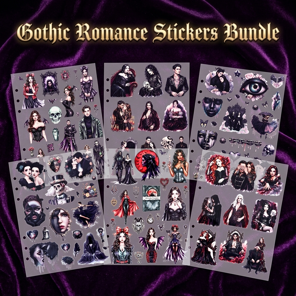 Gothic Romance Stickers Bundle