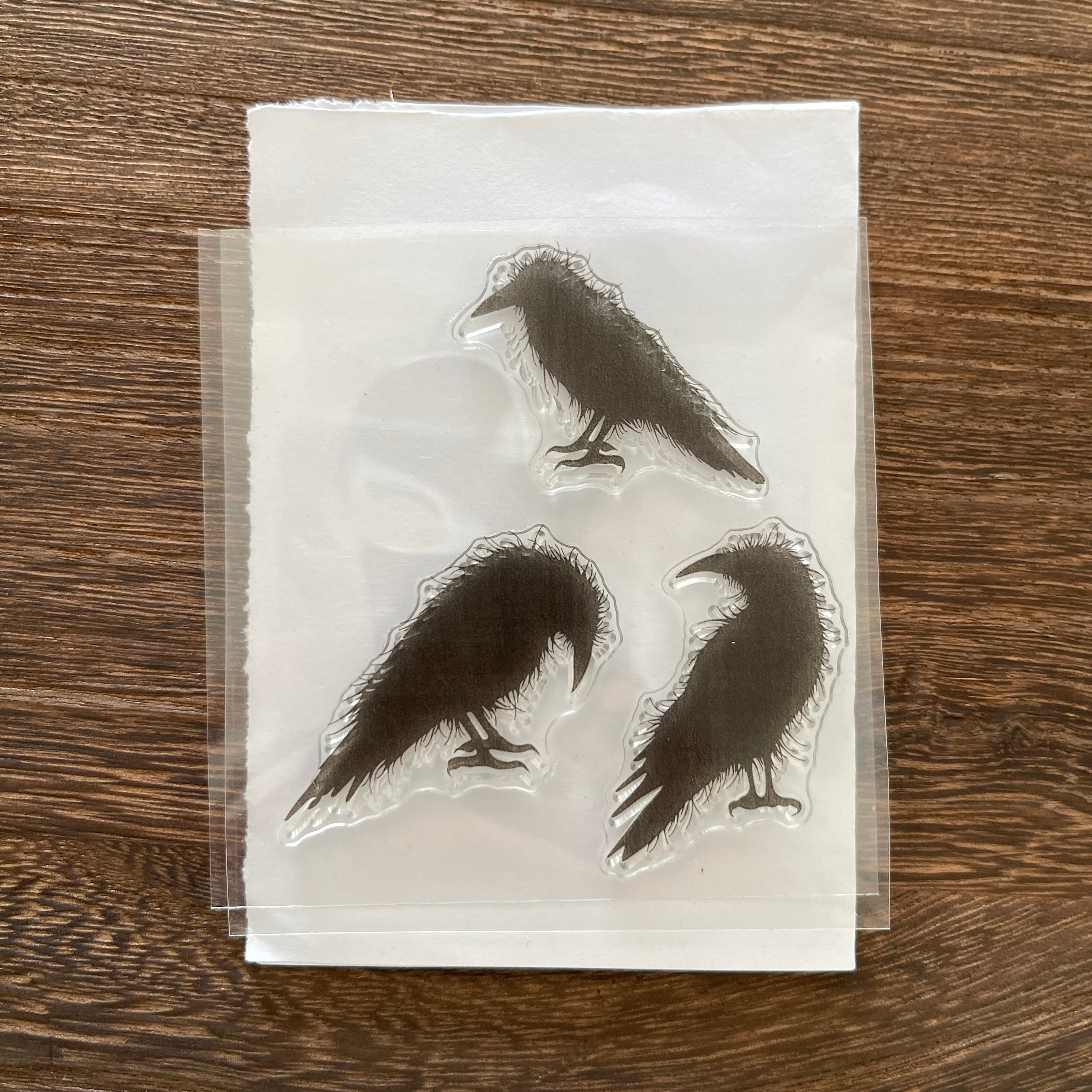 Crow Clear Stamp 8cm*8cm