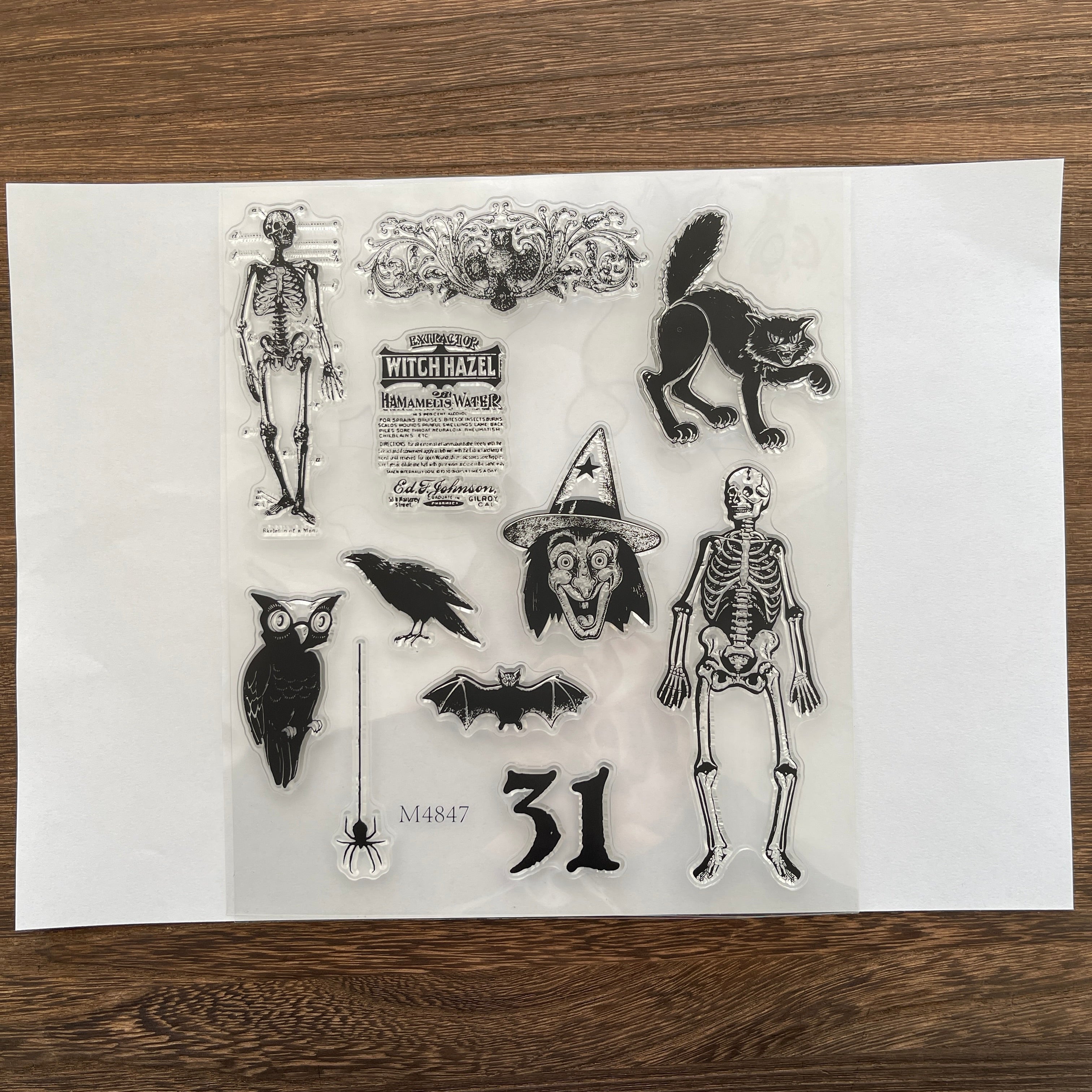 Halloween Clear Stamp 18cm*21cm