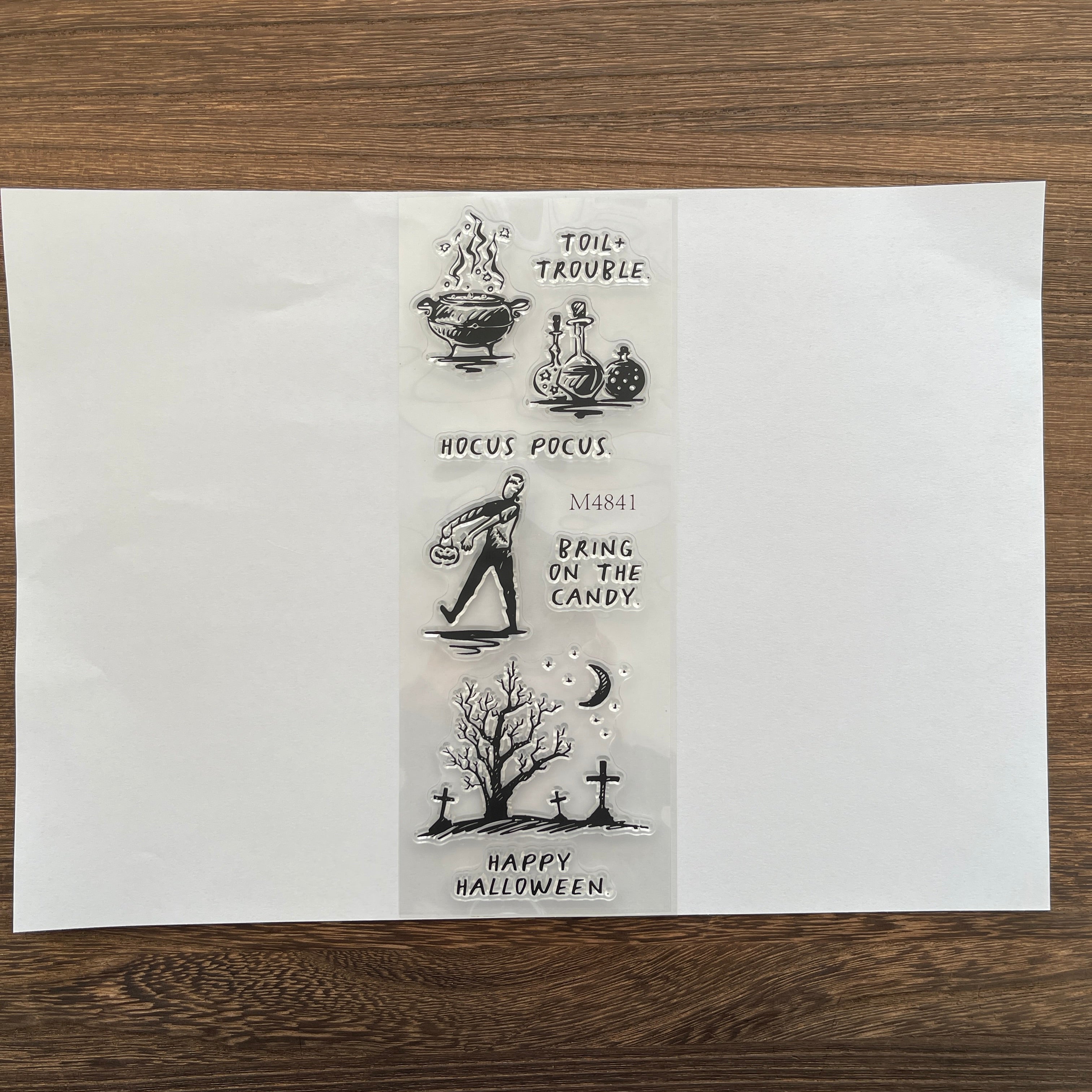 Halloween potion Clear Stamp 8cm*20.5cm