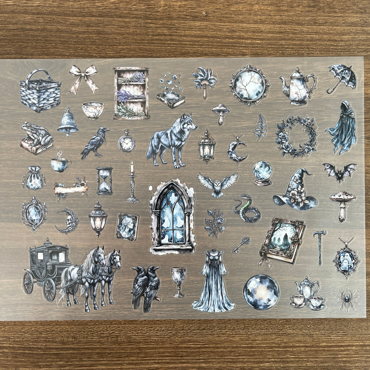 Small witchy stickers sheet